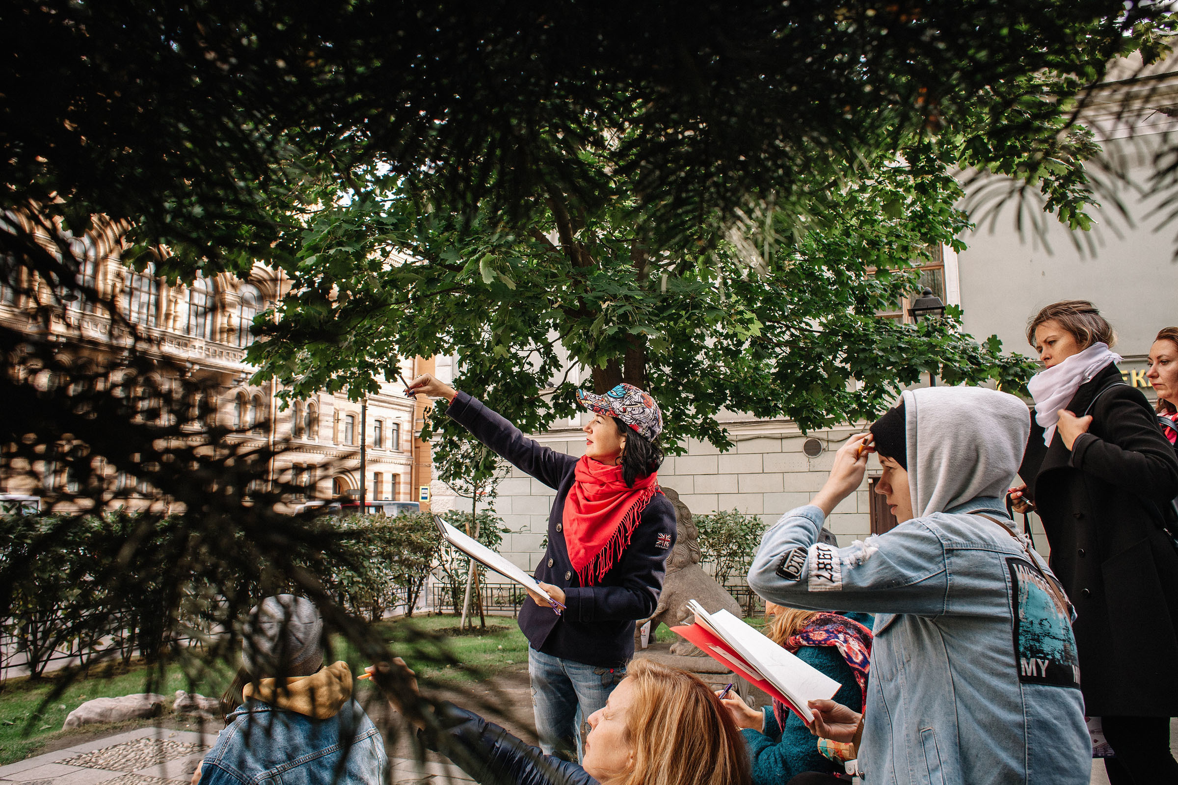 1-й слёт Urban Sketchers Россия SPb|Второй день. Семейный и свадебный фотограф в Майкопе Михаил Мартиросян