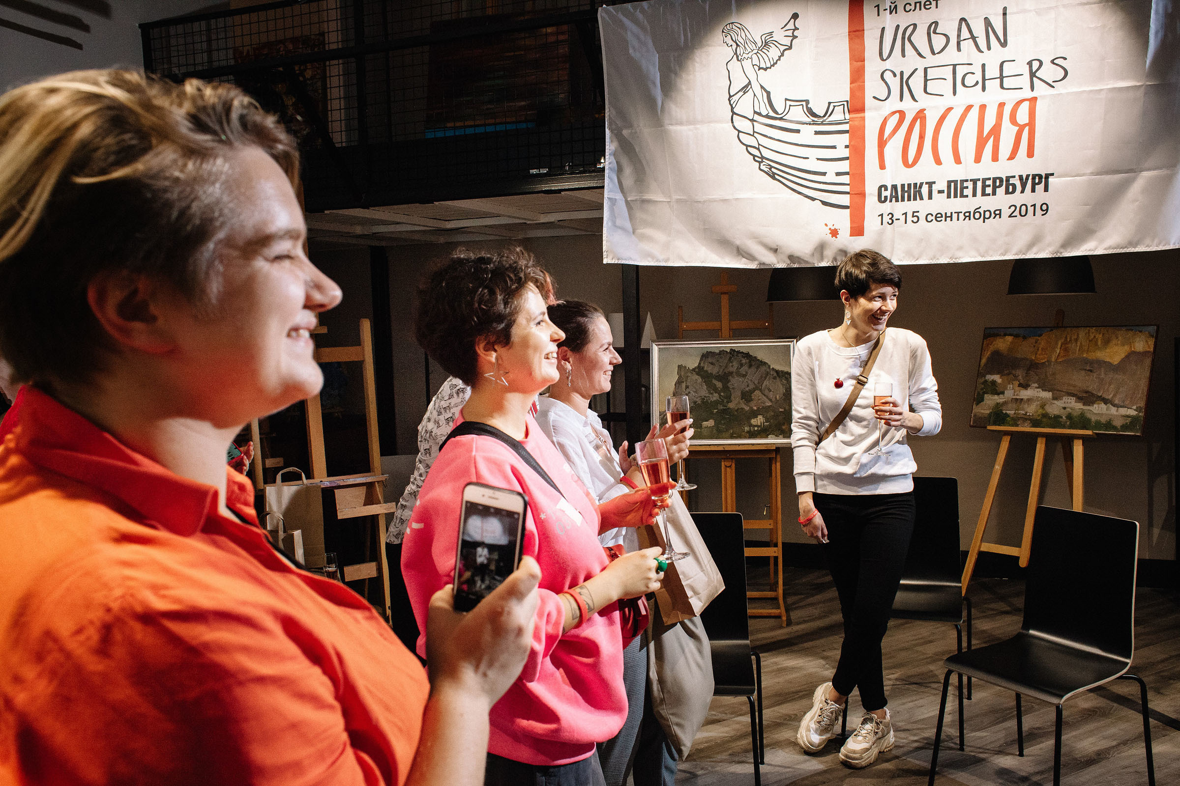 Первый слёт урбан скетчеров в Санкт-Петербурге  USKRussia 2019. Семейный и свадебный фотограф в Майкопе Михаил Мартиросян