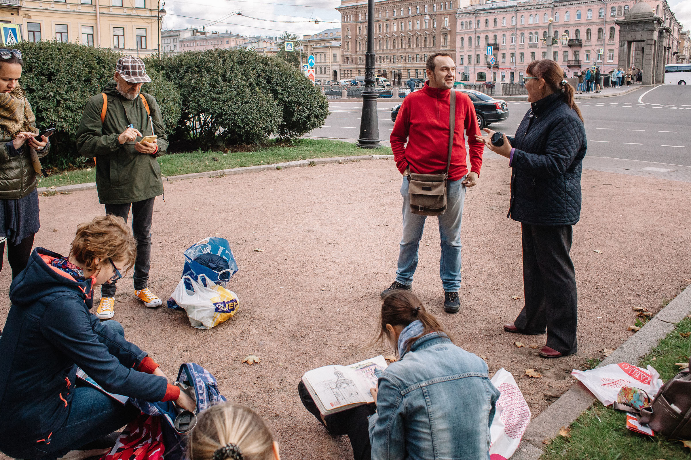 1-й слёт Urban Sketchers Россия SPb|Второй день. Семейный и свадебный фотограф в Майкопе Михаил Мартиросян