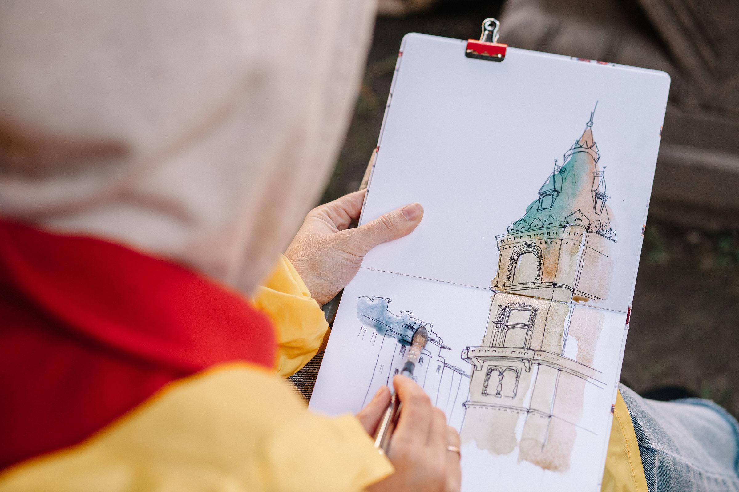 1-й слёт Urban Sketchers Россия SPb|Второй день. Семейный и свадебный фотограф в Майкопе Михаил Мартиросян