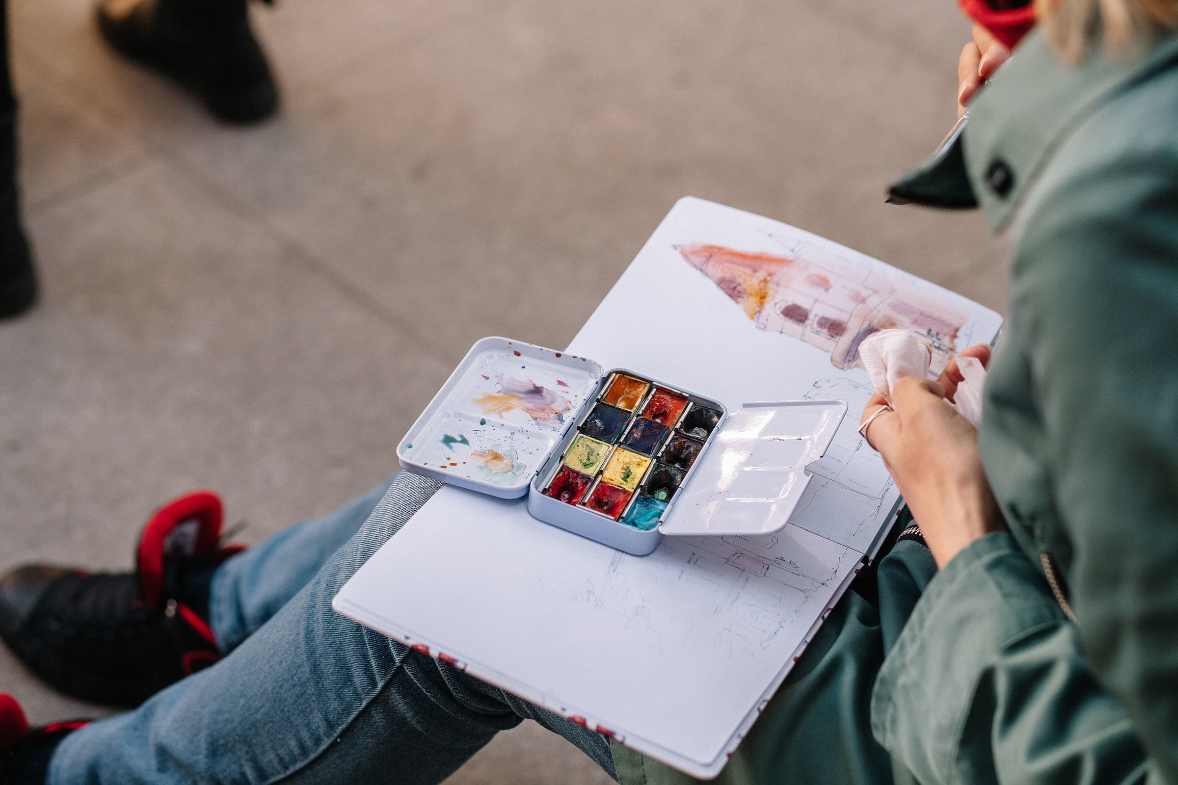 1-й слёт Urban Sketchers Россия SPb|Второй день. Семейный и свадебный фотограф в Майкопе Михаил Мартиросян