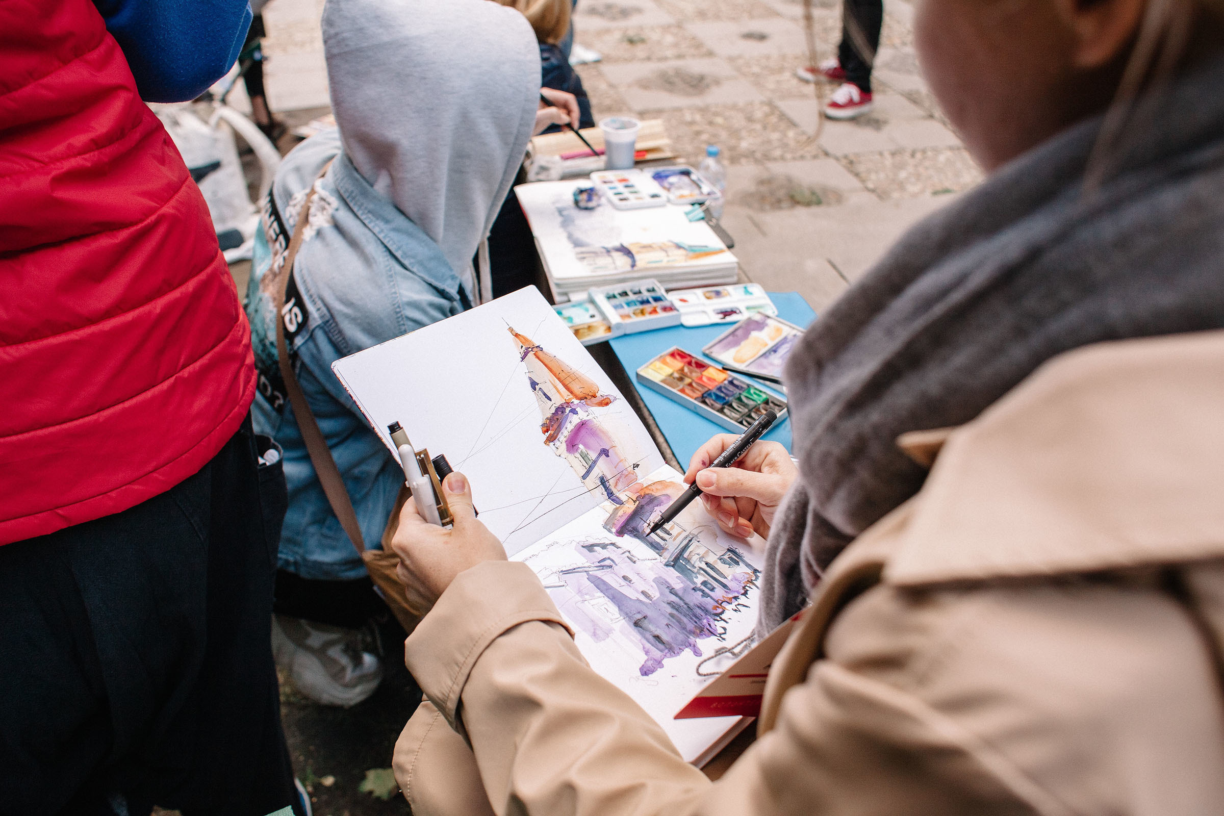 1-й слёт Urban Sketchers Россия SPb|Второй день. Семейный и свадебный фотограф в Майкопе Михаил Мартиросян