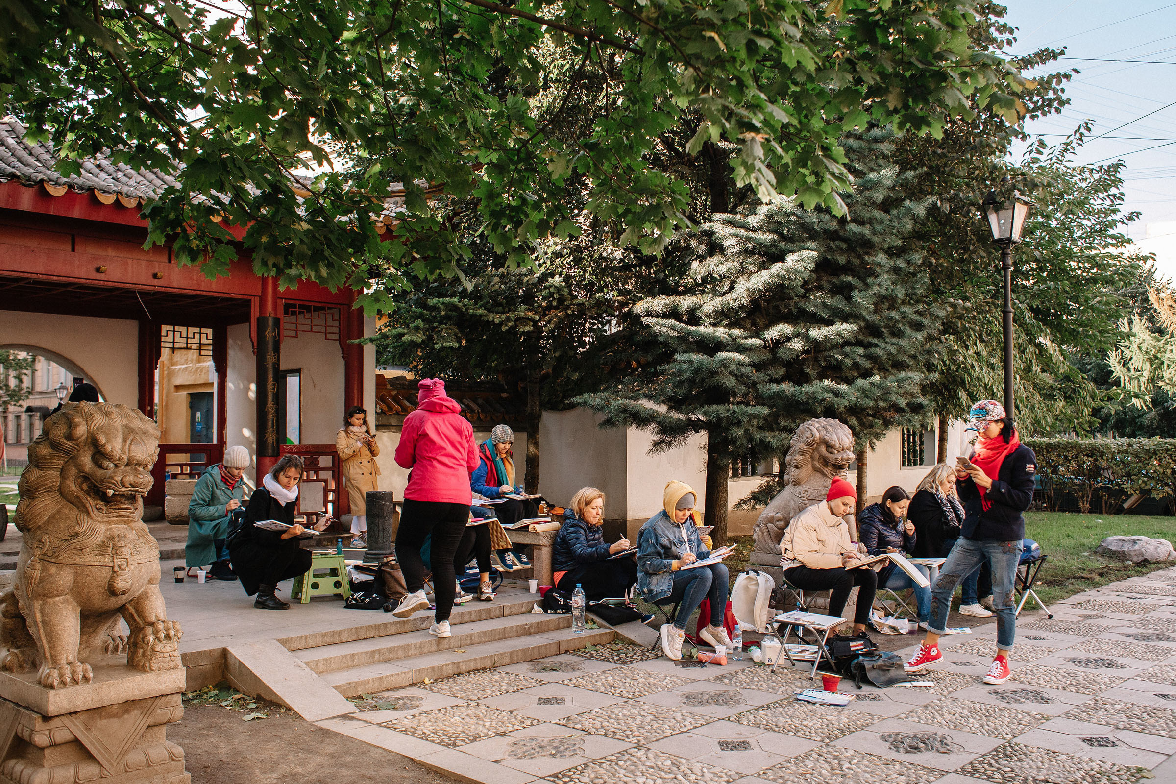 1-й слёт Urban Sketchers Россия SPb|Второй день. Семейный и свадебный фотограф в Майкопе Михаил Мартиросян