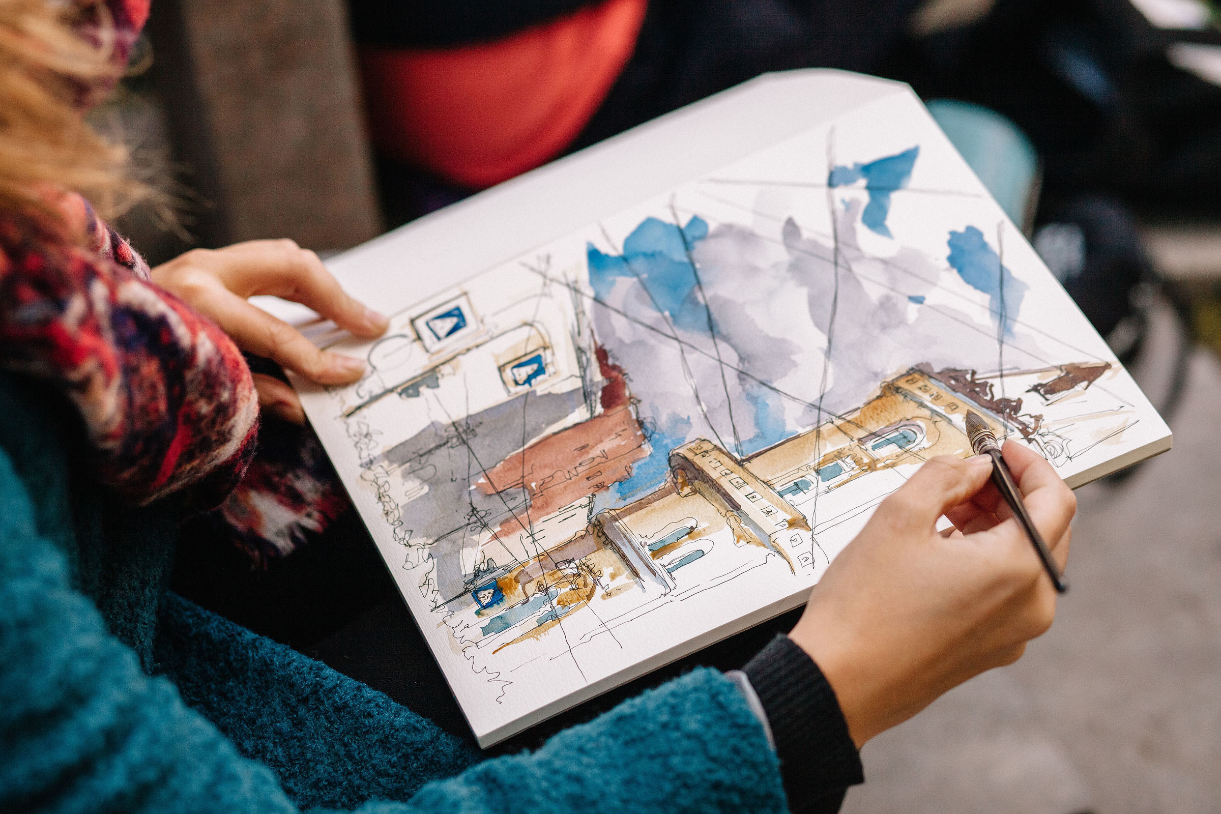 1-й слёт Urban Sketchers Россия SPb|Второй день. Семейный и свадебный фотограф в Майкопе Михаил Мартиросян