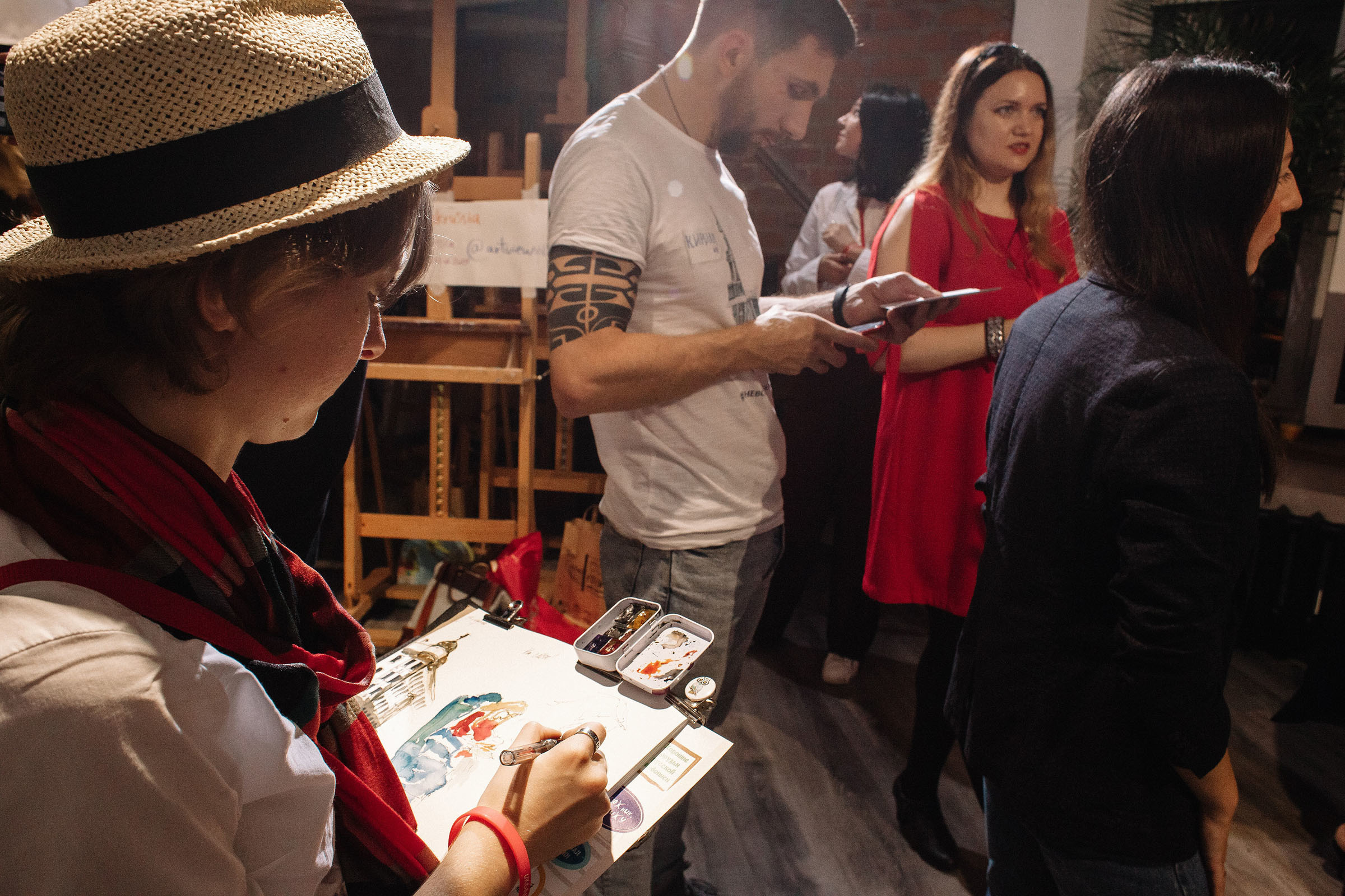 Первый слёт урбан скетчеров в Санкт-Петербурге  USKRussia 2019. Семейный и свадебный фотограф в Майкопе Михаил Мартиросян