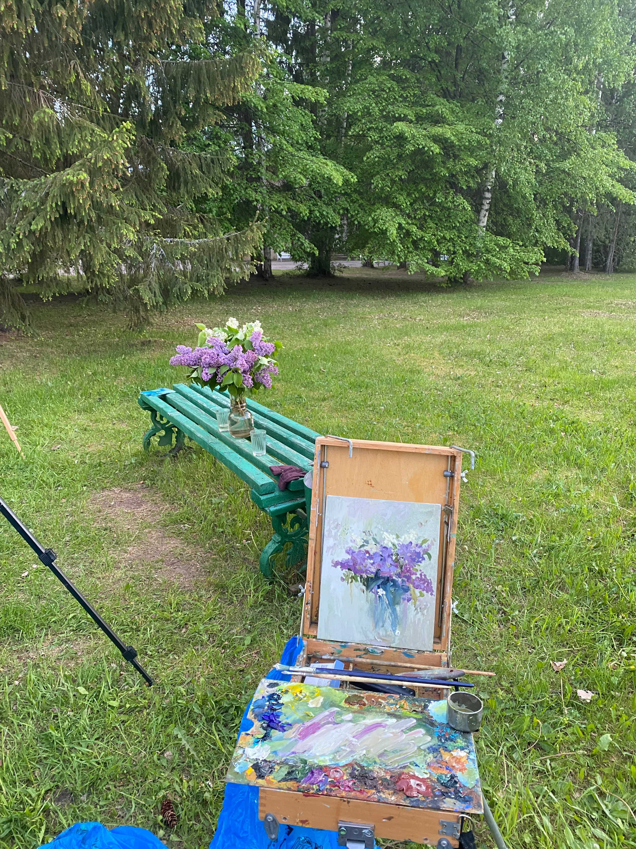 Работа. Живописец Ирина Пинская