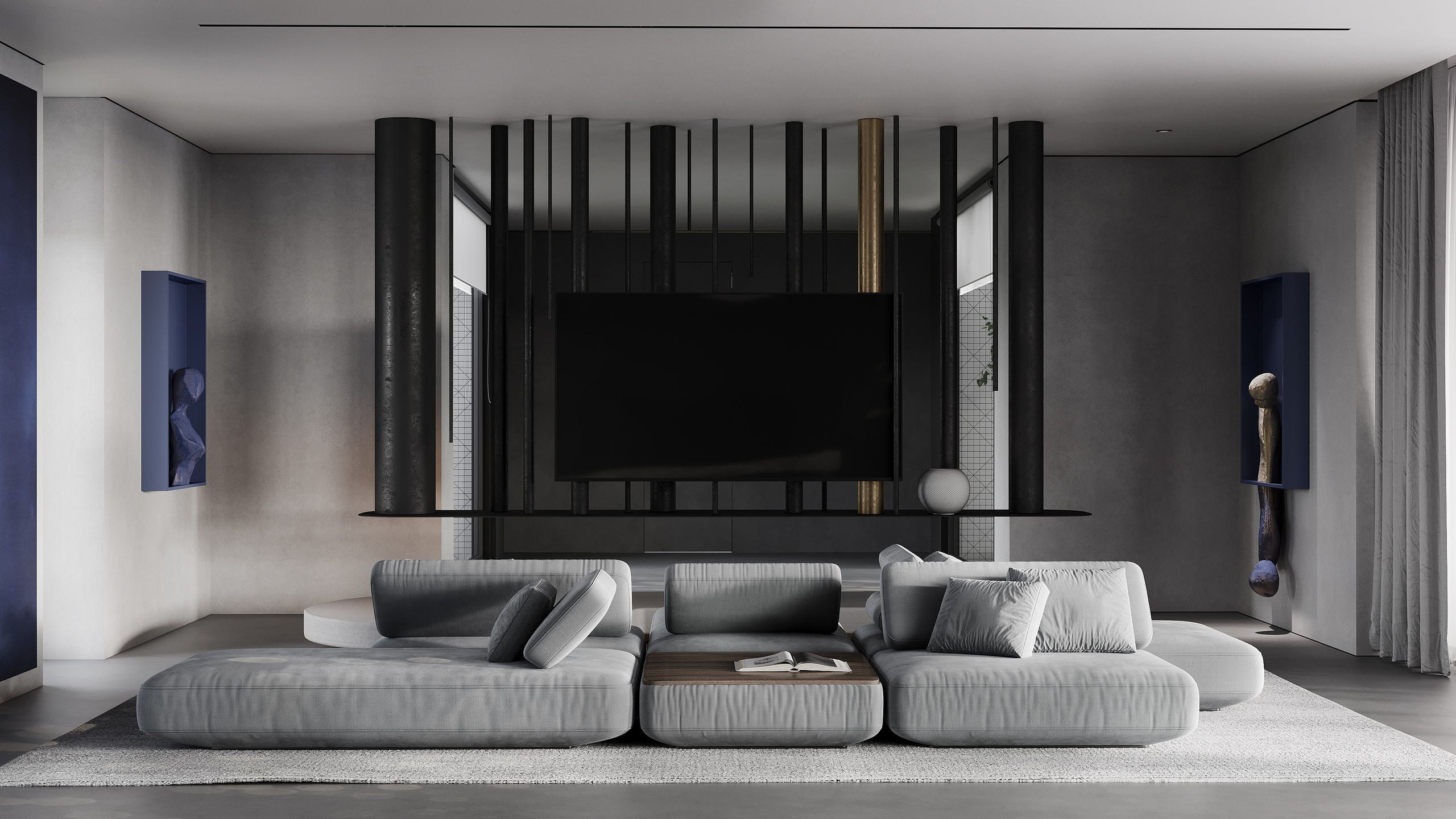 Дом Минимализм. Архитектор | дизайнер | художник Сергей Ратчин в Москве