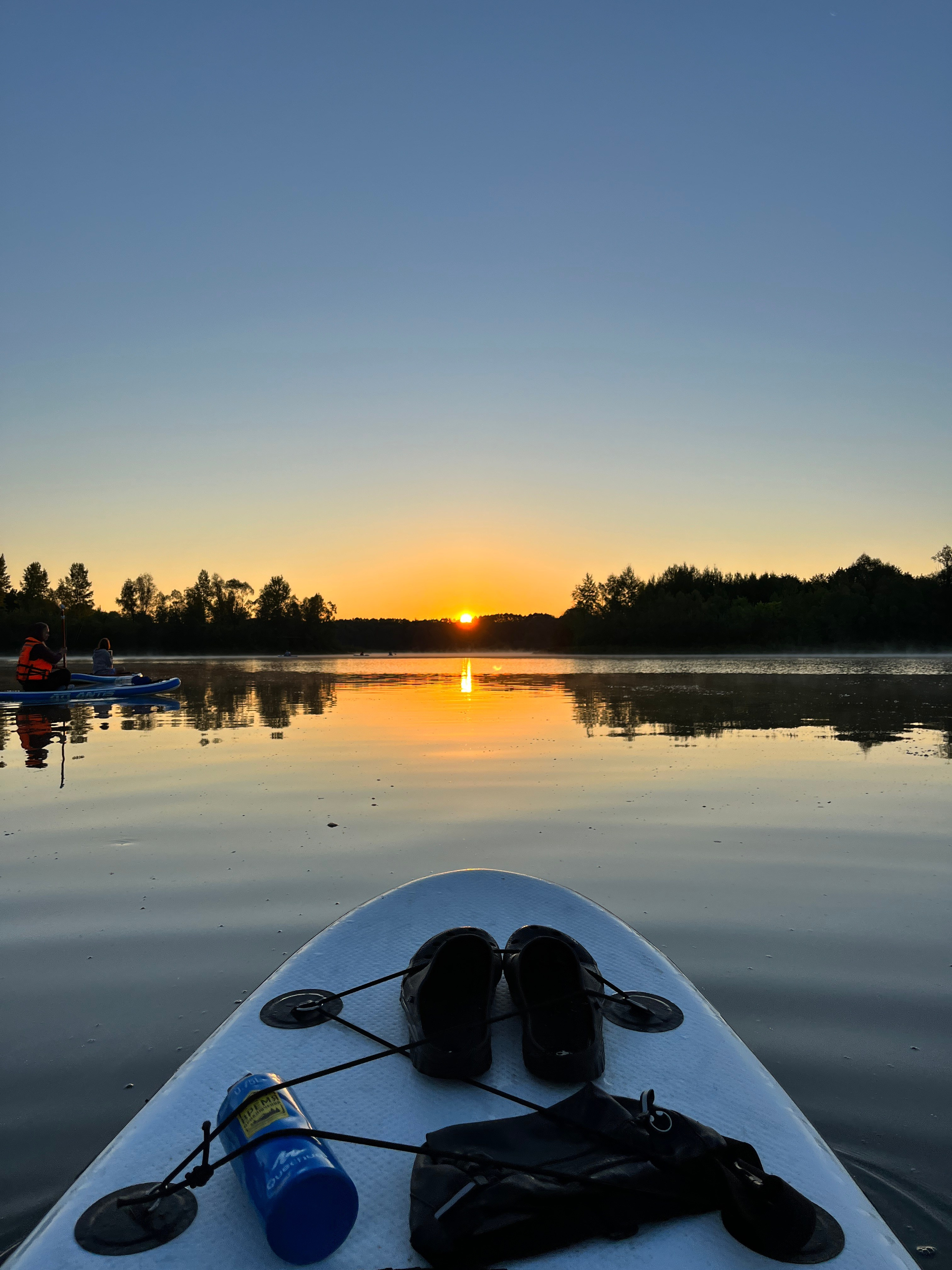 Рассвет на сапах в Сипайловских карьерах