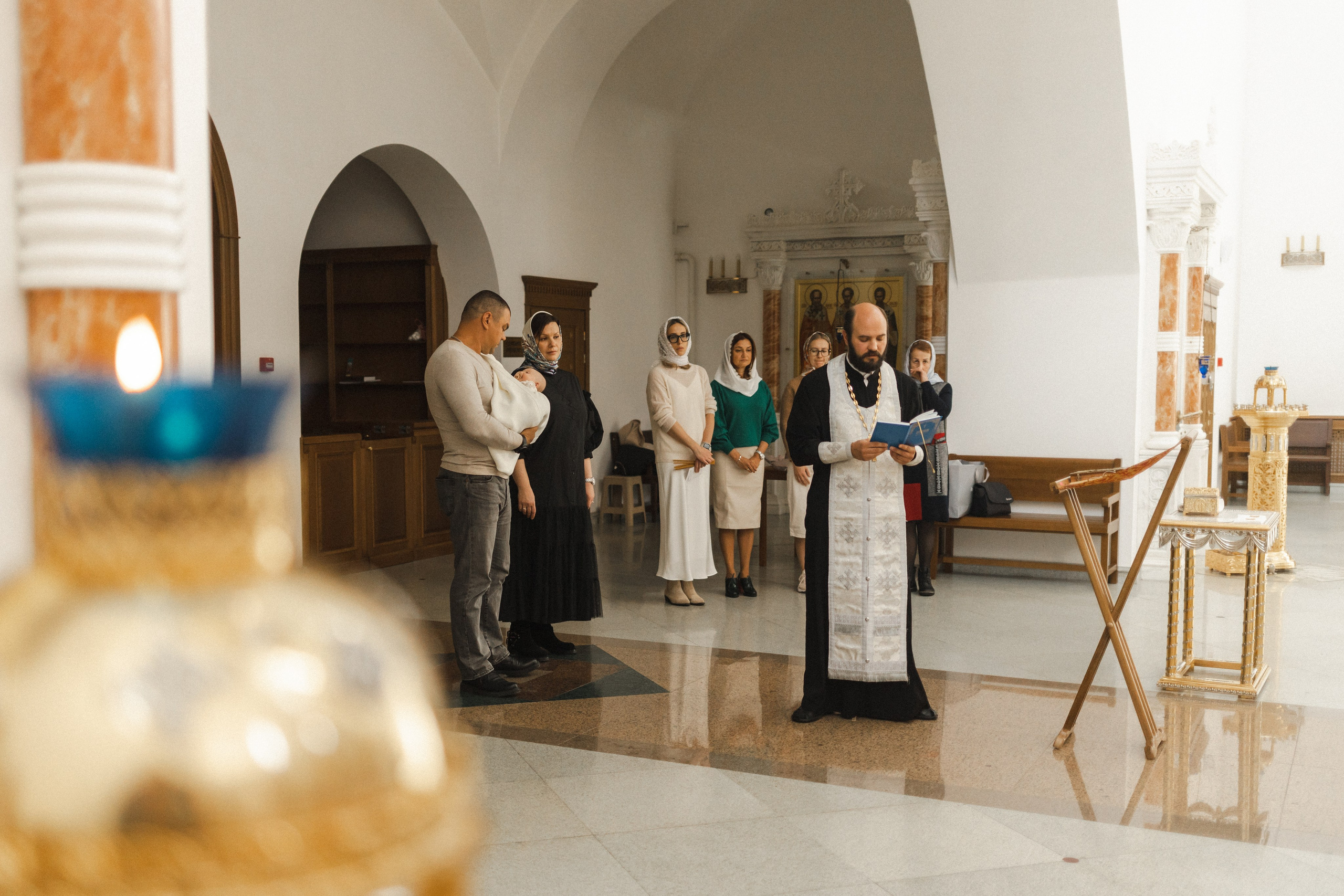 Крещение Стефании. Семейный фотограф в Москве