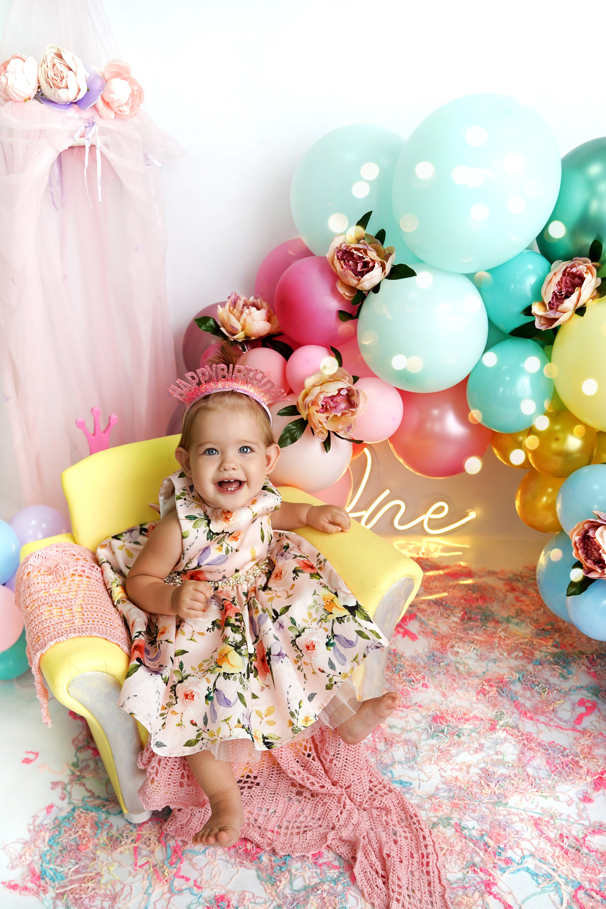 Фотосессия ГОДОВАСИЕ. Фотограф новорожденных, детей до года и беременных в Симферополе