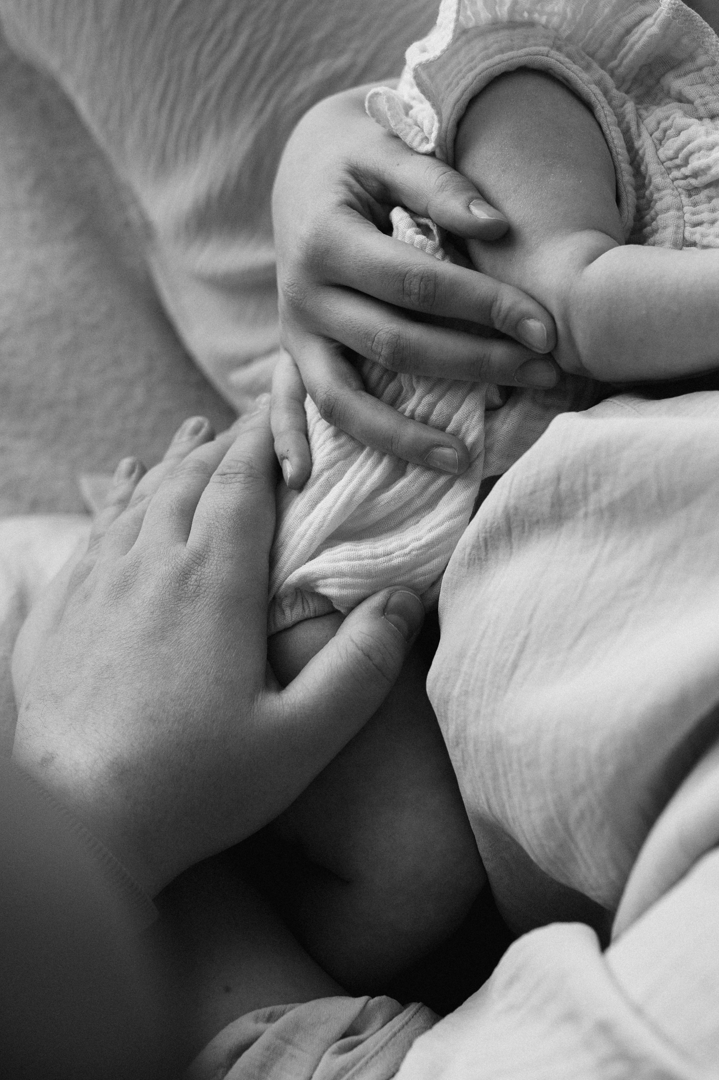 Семейная фотосъемка новорожденной. Фотограф Крещения и Венчания в Москве