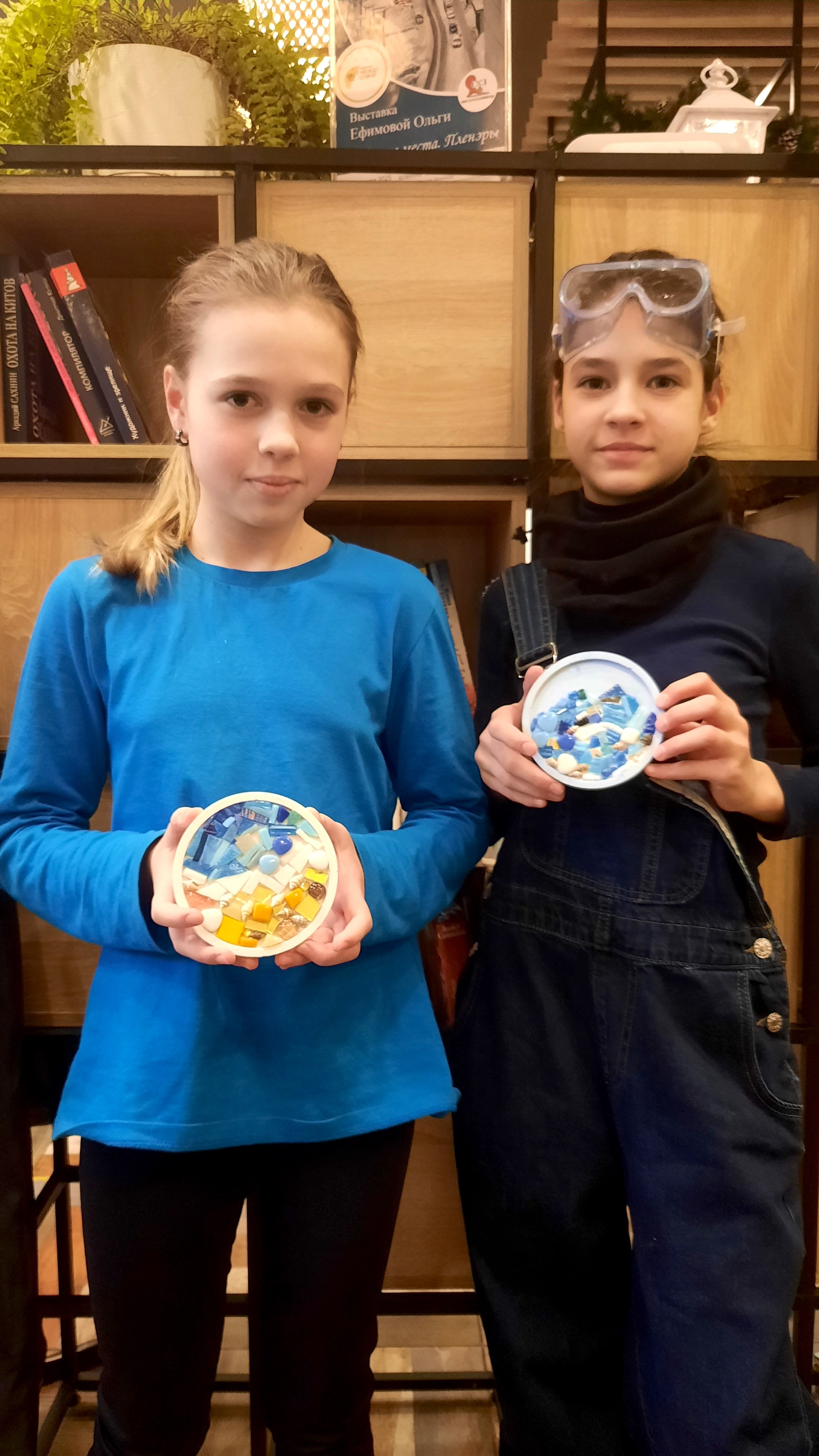 Мастер-класс по мозаике в кофейне «Между Строк». Belay.Art