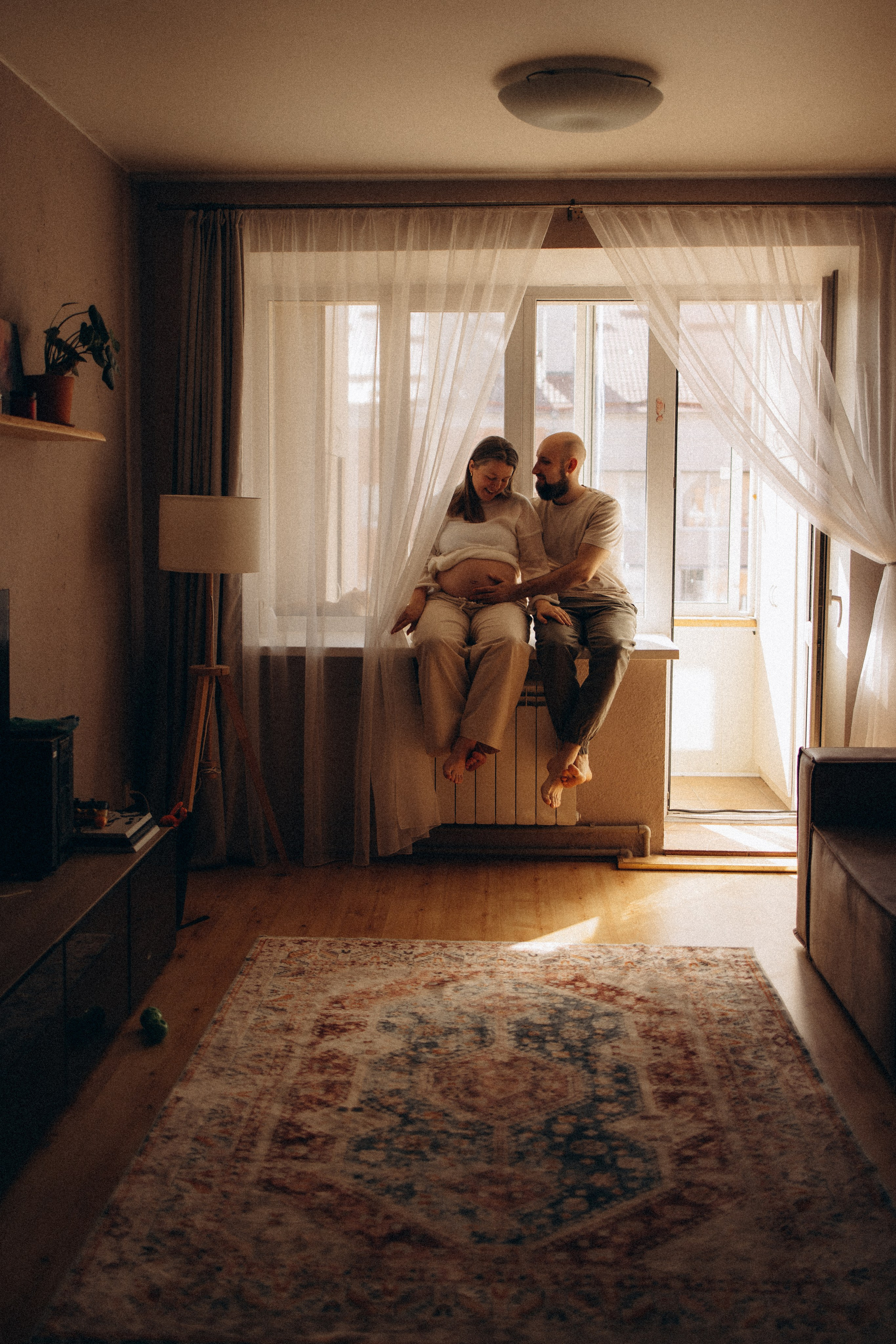 Беременная фотосессия Кати и Саши. Семейный фотограф в Москве и Люберцах Юлия Гуськова