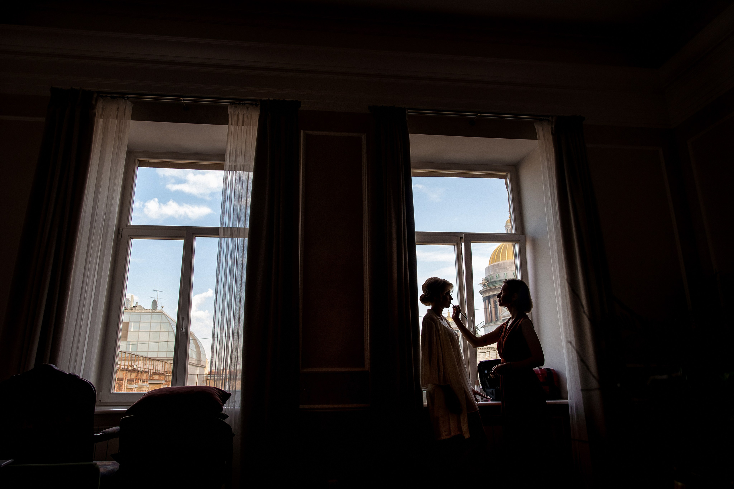 Свадебная фотосессия на яхте. Свадебный и семейный фотограф Алексей Аверин