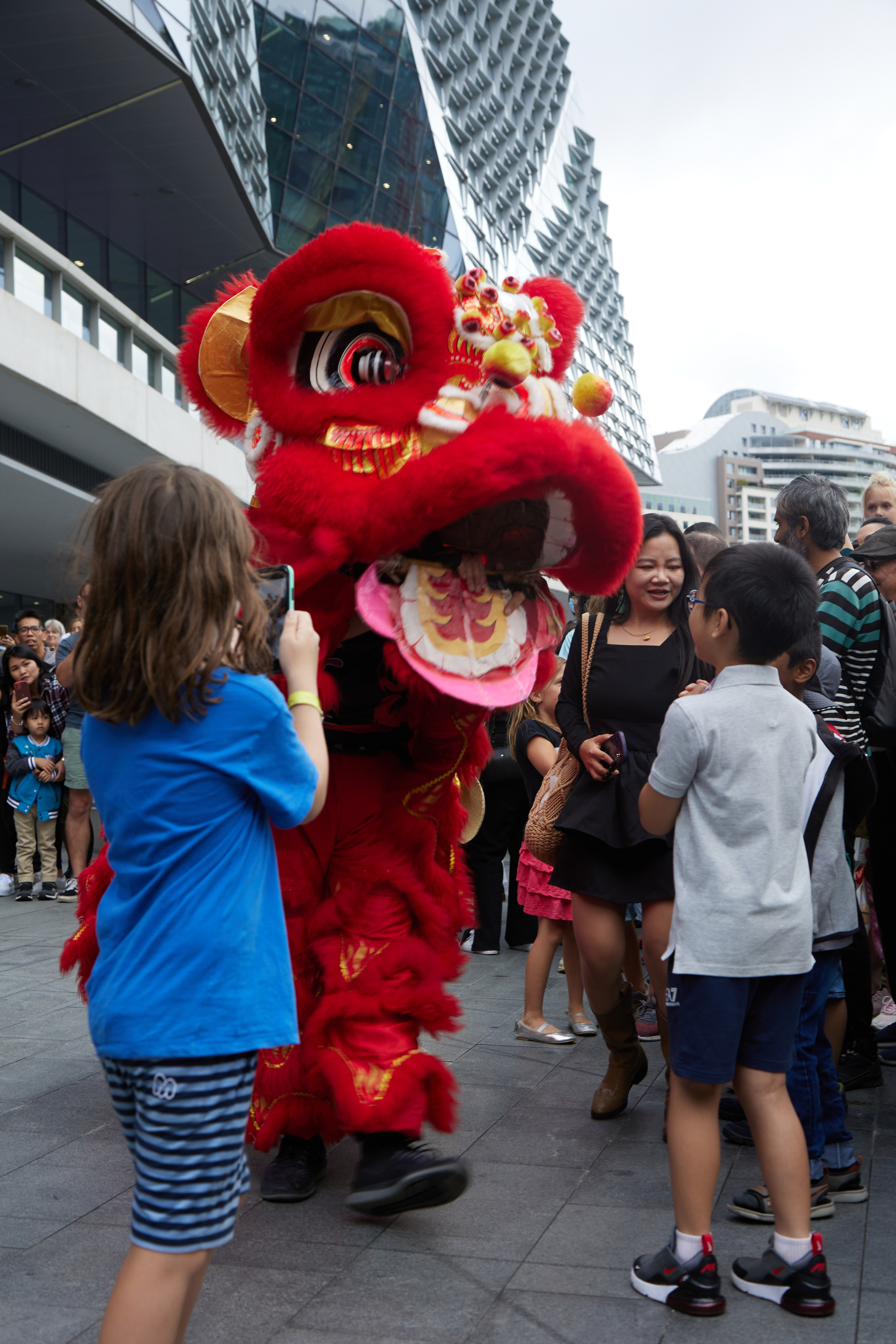 Lion dancing in Sydney