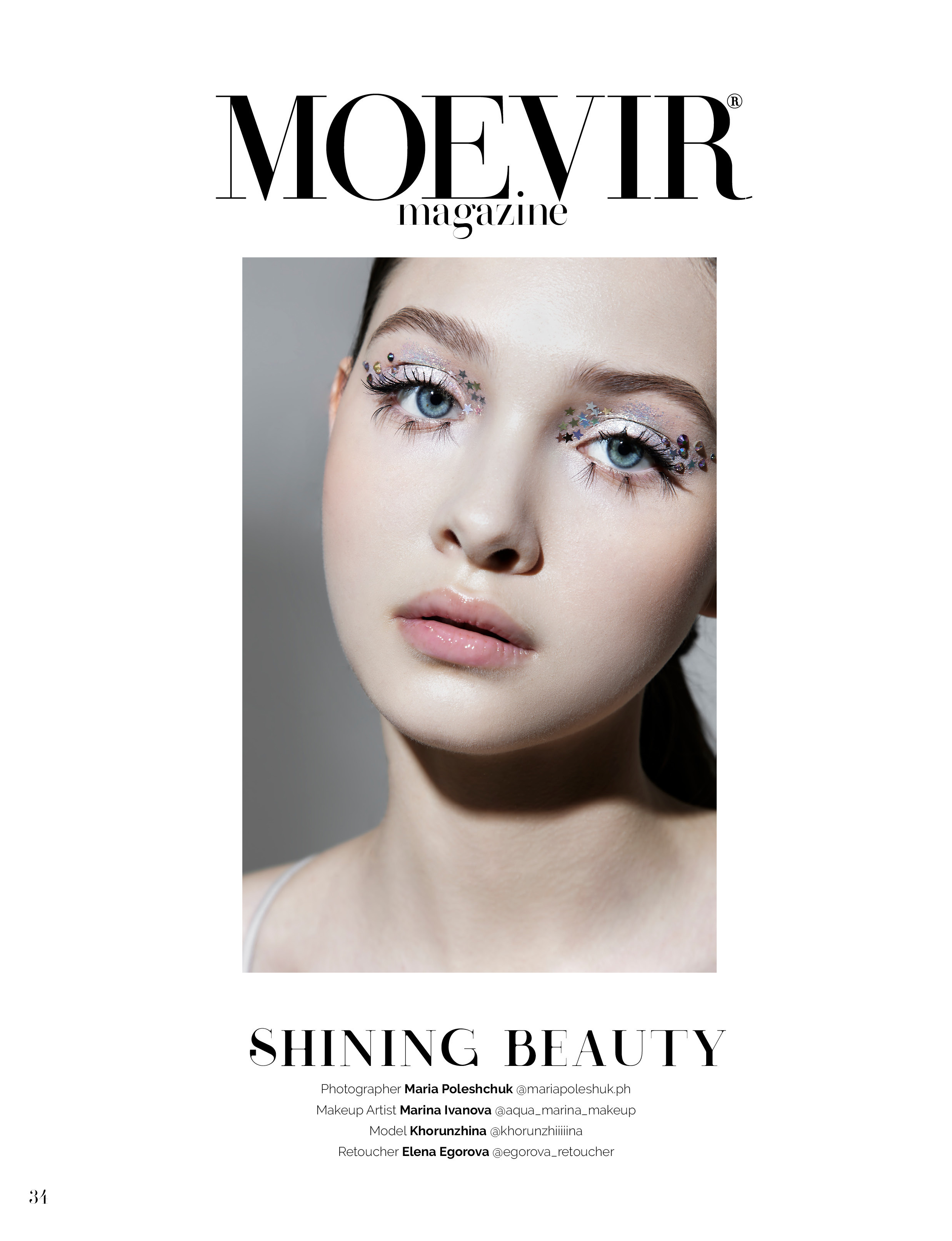 Published in MOEVIR MAGAZINE. Maria Poleshchuk, commercial photographer in Sydney