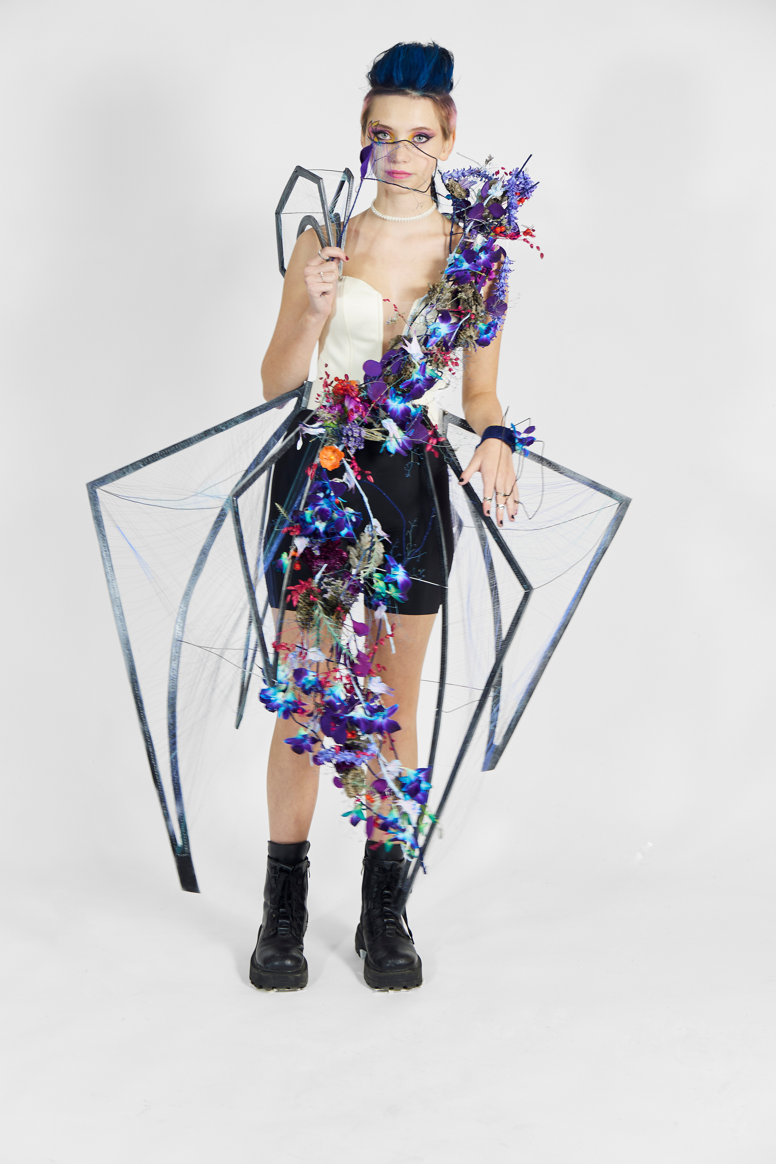 Flowers dress competition. Maria Poleshchuk, commercial photographer in Sydney