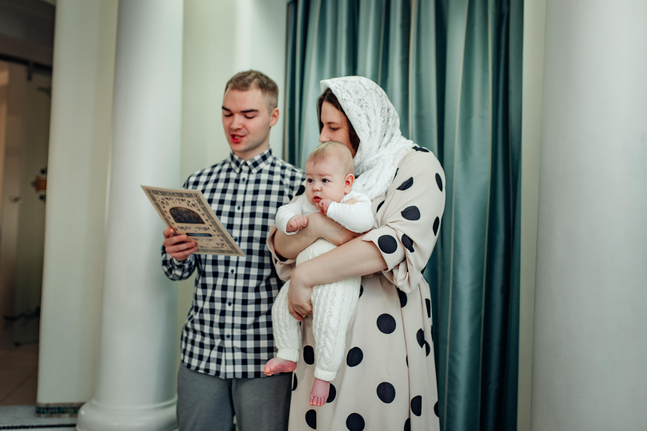 Крещение Максима, Храм Святой Живоначальной Троицы, 19 февраля 2022 года