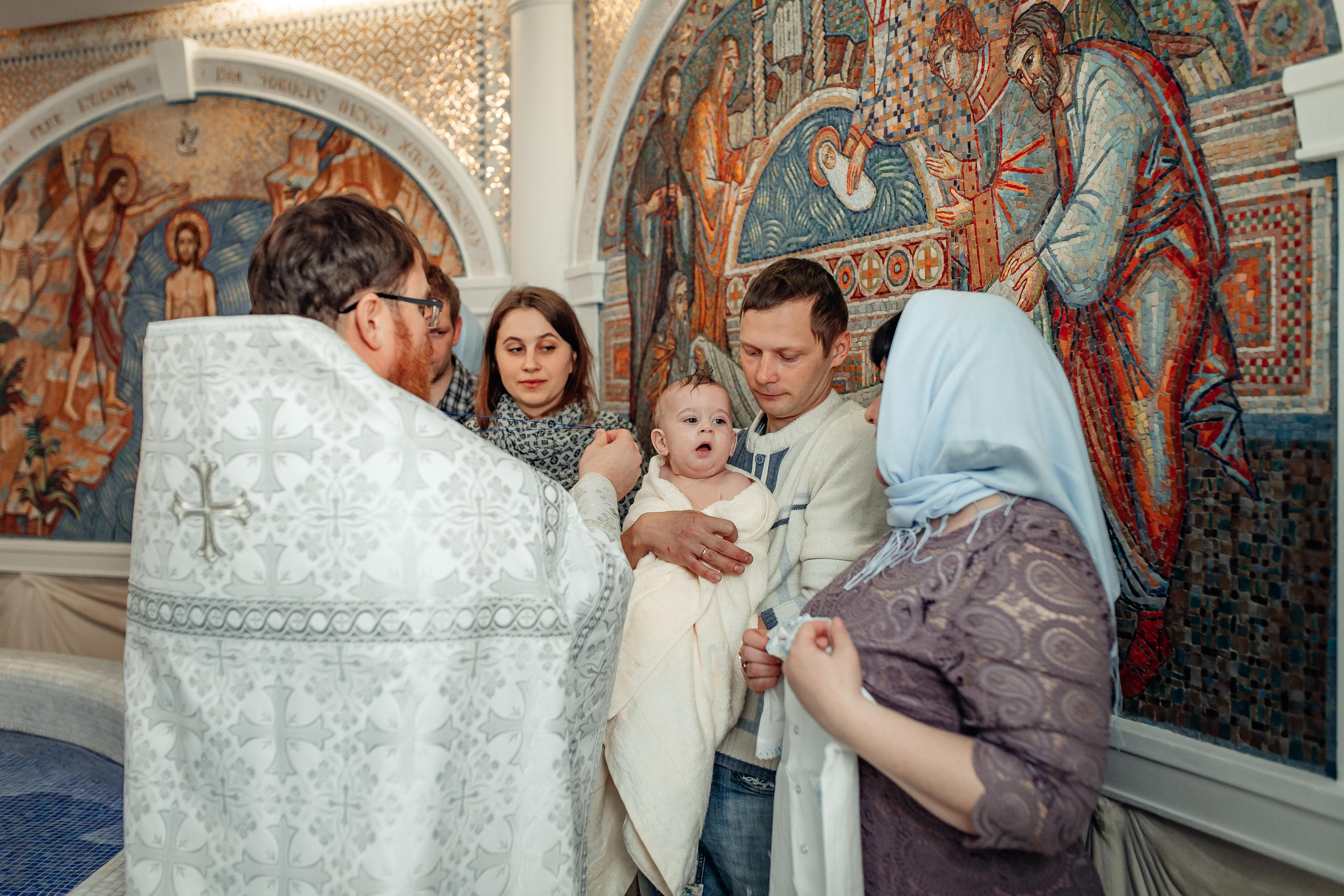 Крещение Марка и Михаила, 12 марта 2022 года