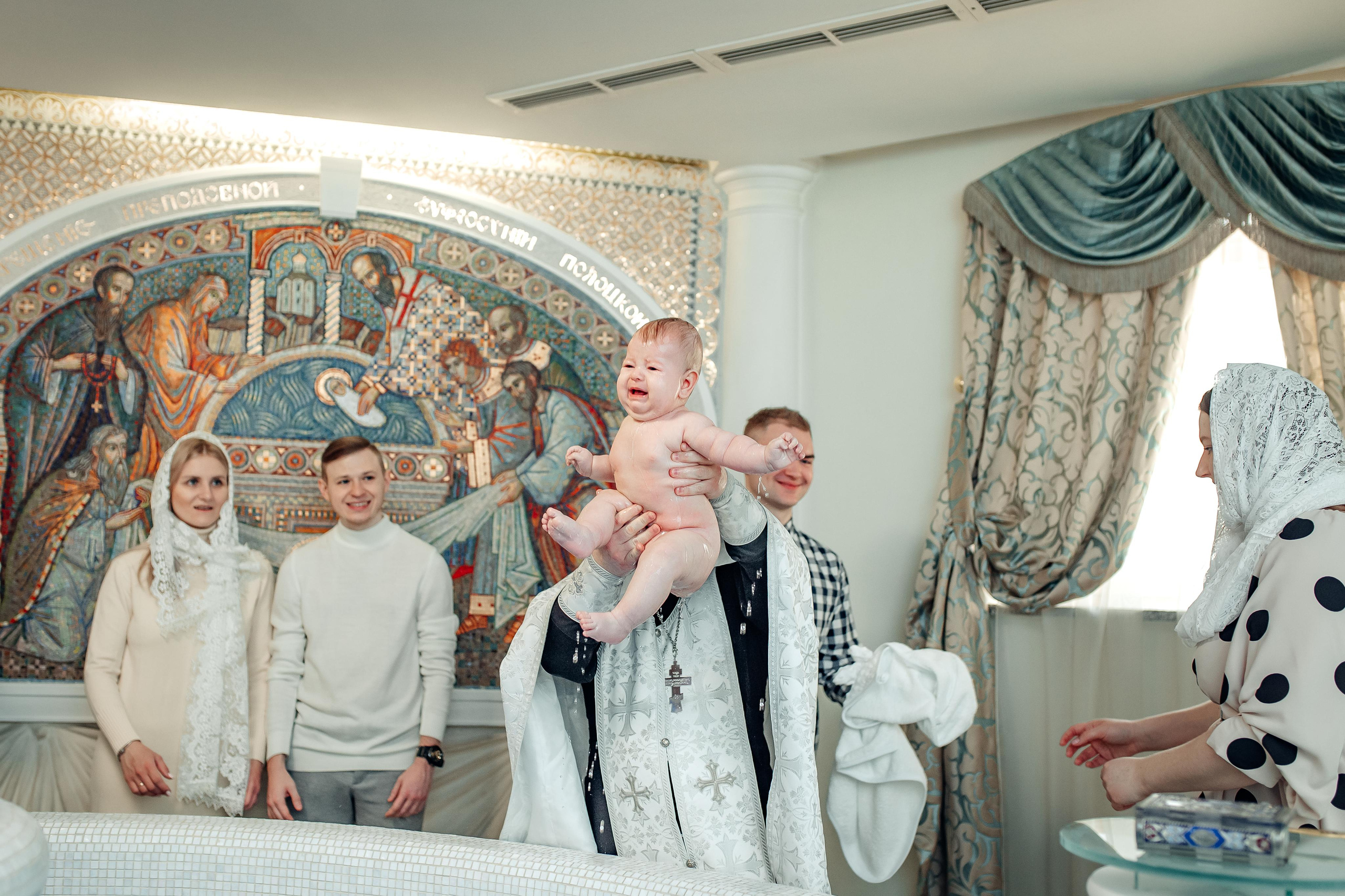 Крещение Максима, Храм Святой Живоначальной Троицы, 19 февраля 2022 года