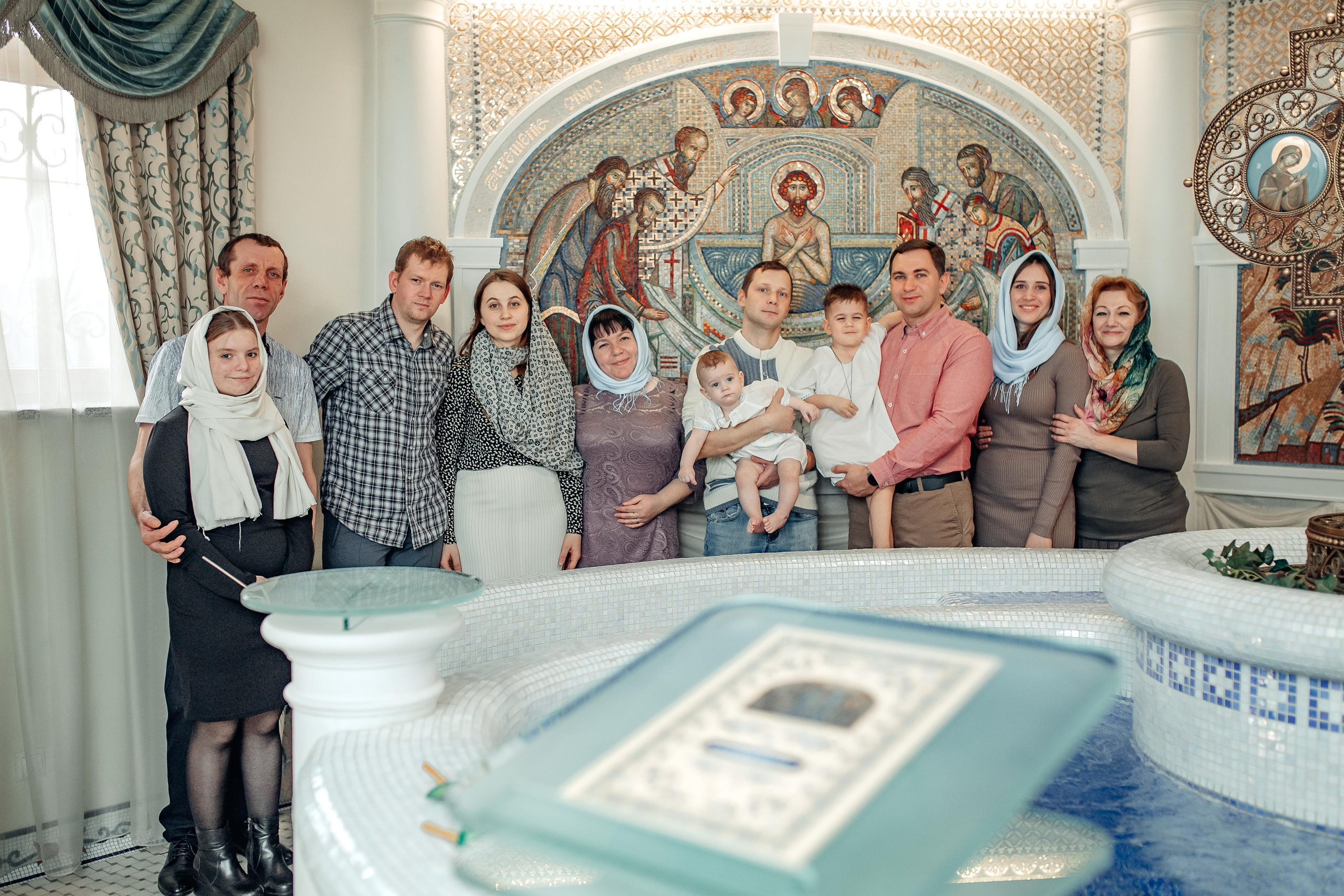 Крещение Марка и Михаила, 12 марта 2022 года