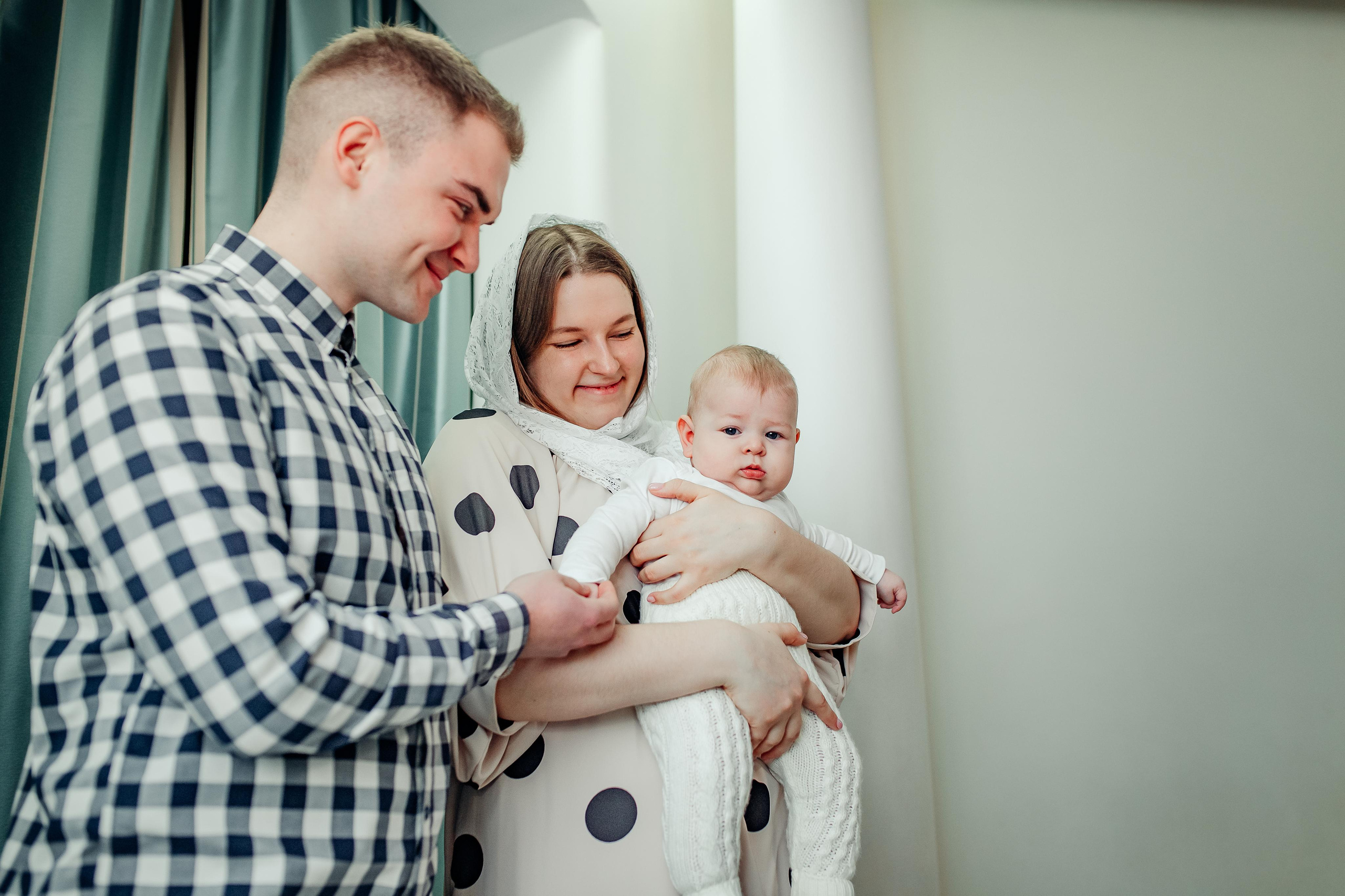 Крещение Максима, Храм Святой Живоначальной Троицы, 19 февраля 2022 года