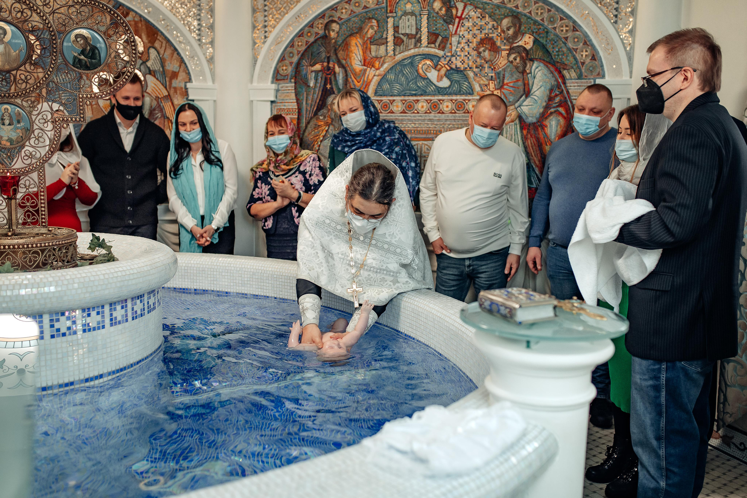 Крещение Дианы, Храм Святой Живоначальной Троицы, 19 февраля 2022 года