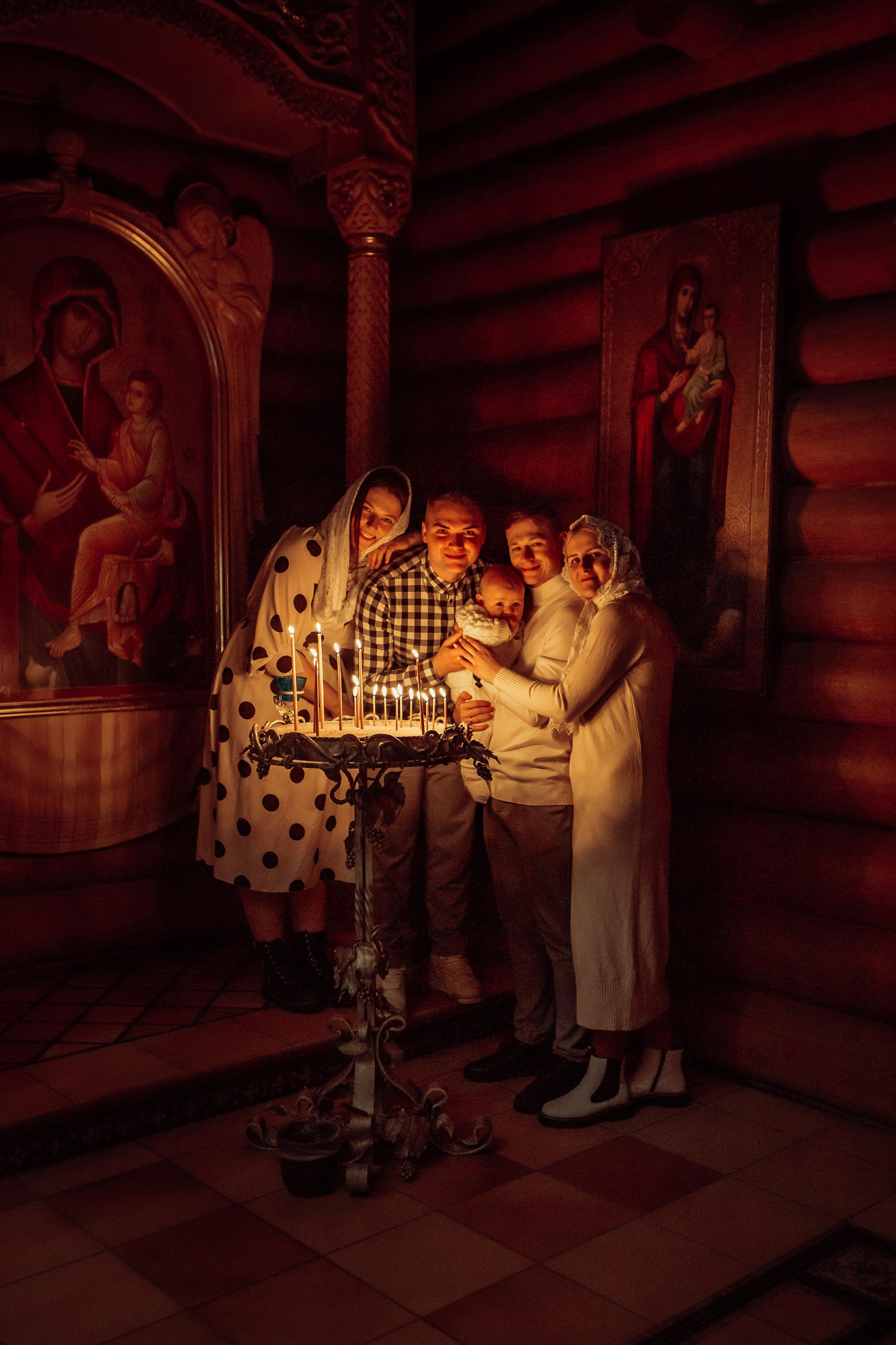 Крещение Максима, Храм Святой Живоначальной Троицы, 19 февраля 2022 года