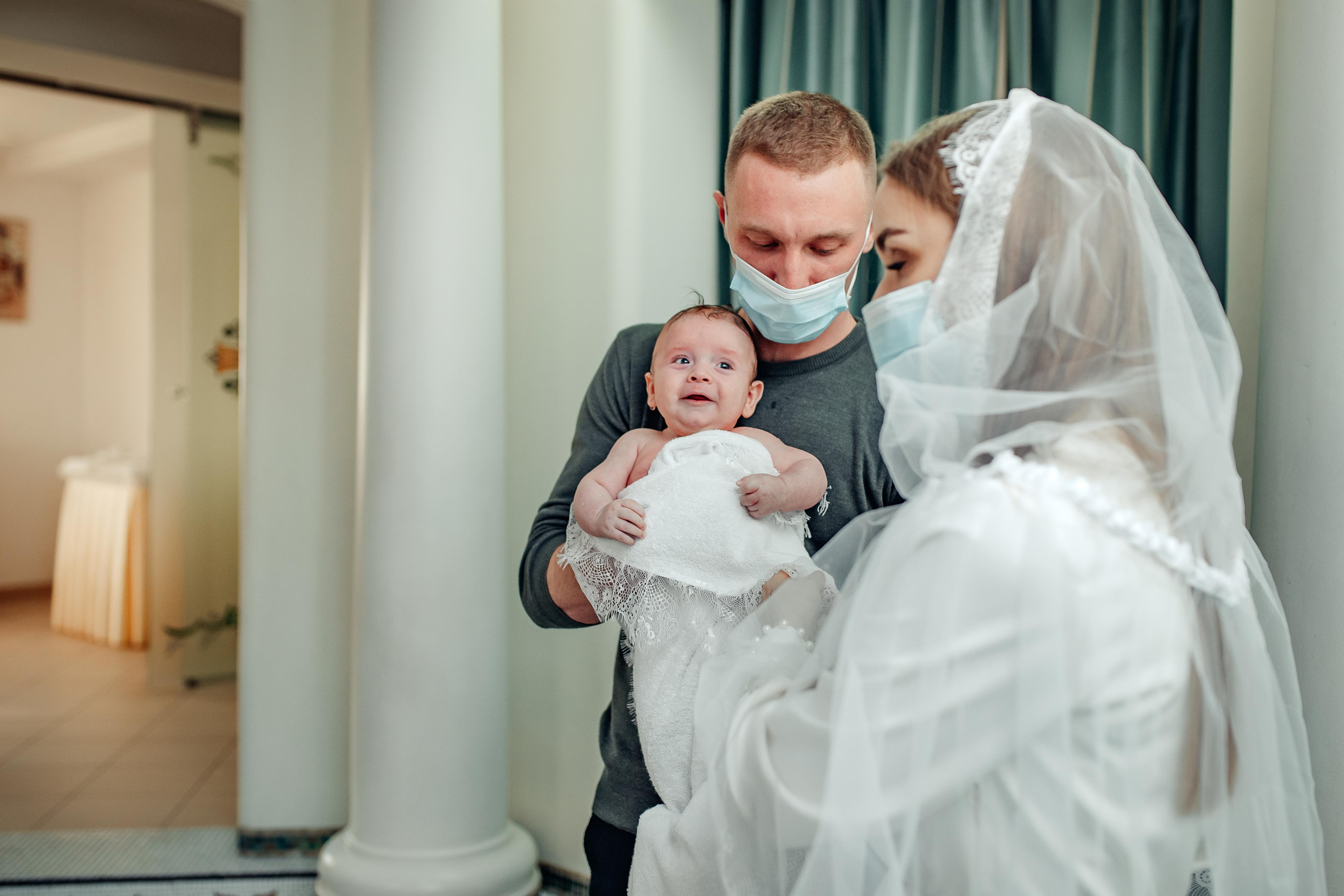 Крещение Маркуса 27 февраля 2022 года, храм святой Живоначальной Троицы