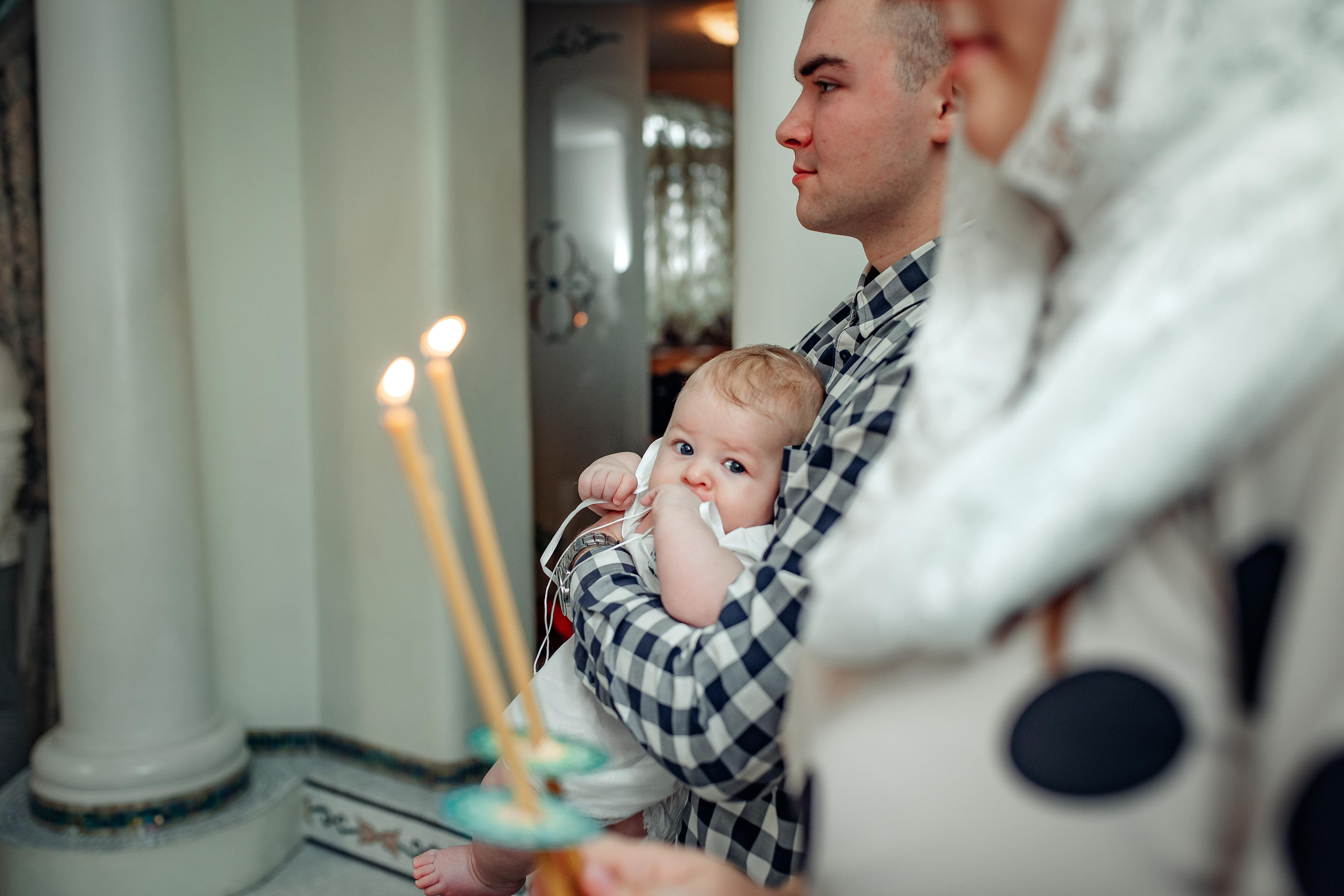 Крещение Максима, Храм Святой Живоначальной Троицы, 19 февраля 2022 года