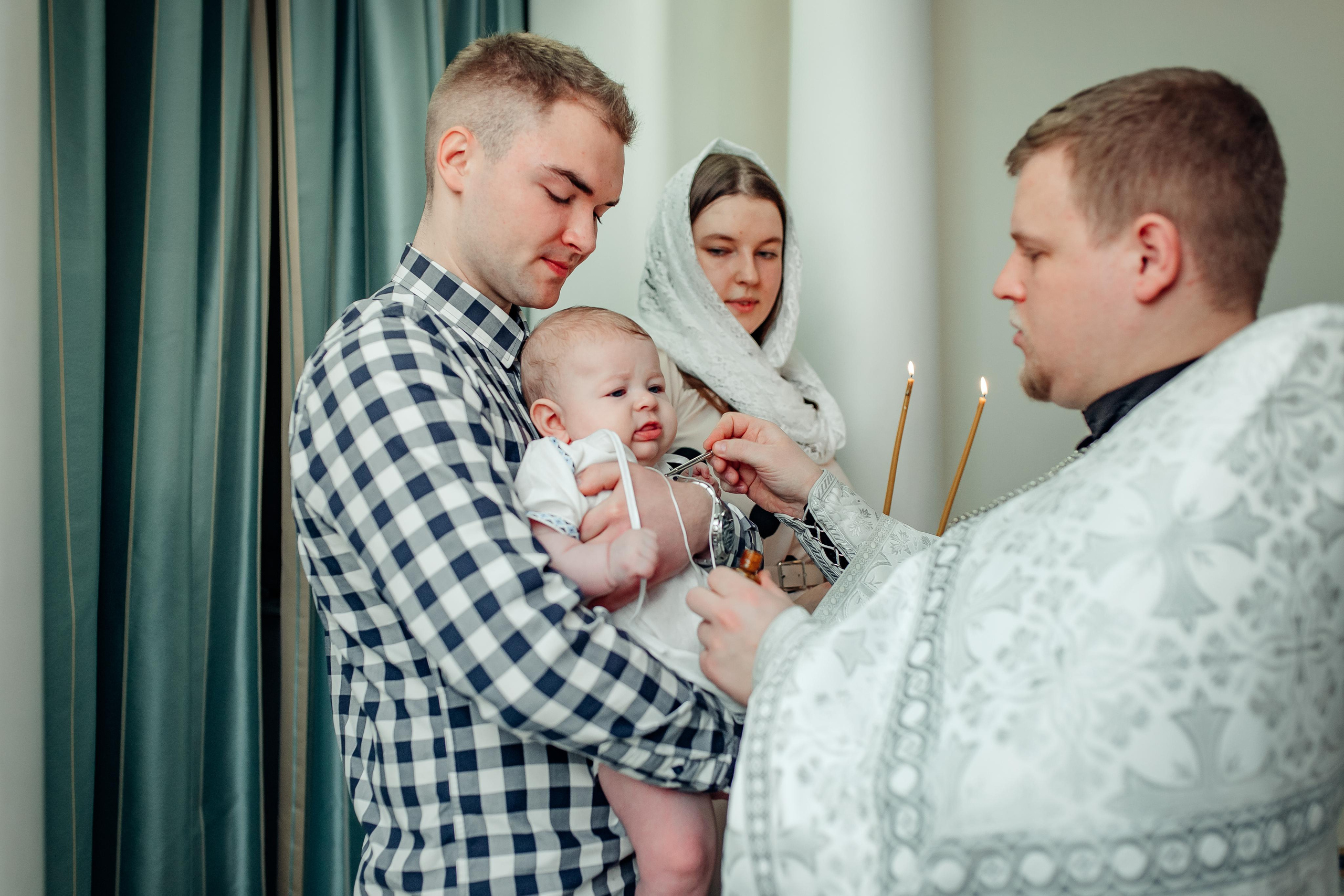 Крещение Максима, Храм Святой Живоначальной Троицы, 19 февраля 2022 года