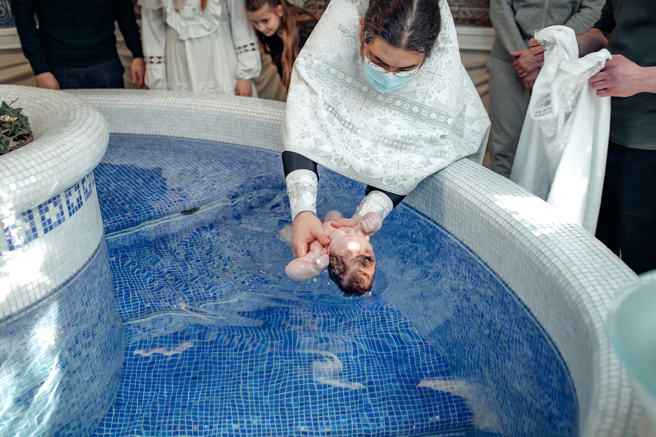 Крещение Маркуса 27 февраля 2022 года, храм святой Живоначальной Троицы