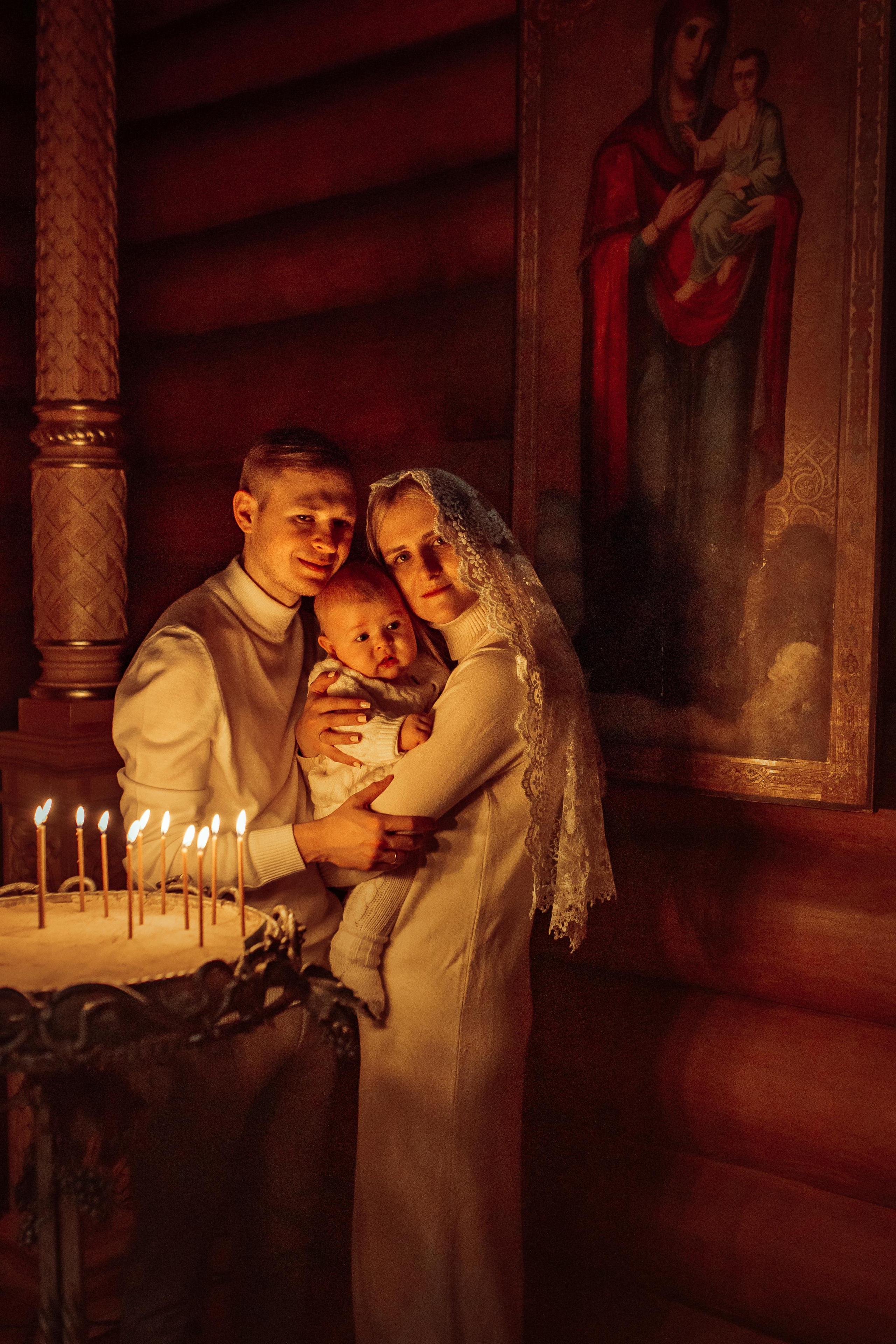 Крещение Максима, Храм Святой Живоначальной Троицы, 19 февраля 2022 года