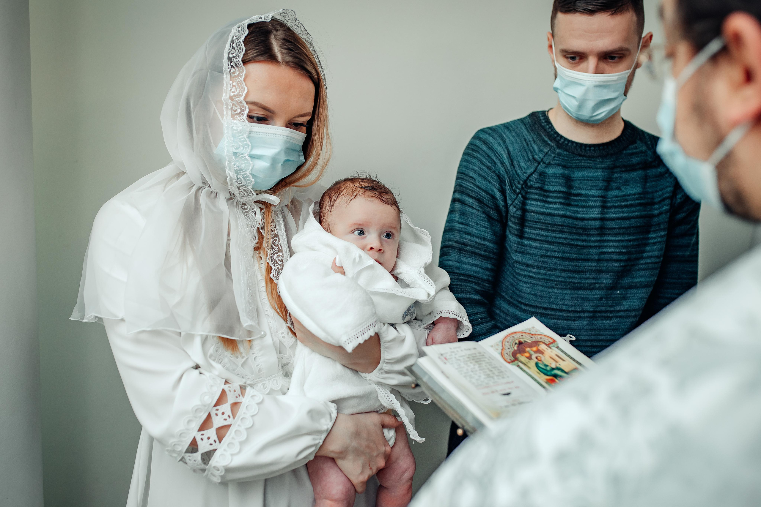 Крещение Маркуса 27 февраля 2022 года, храм святой Живоначальной Троицы