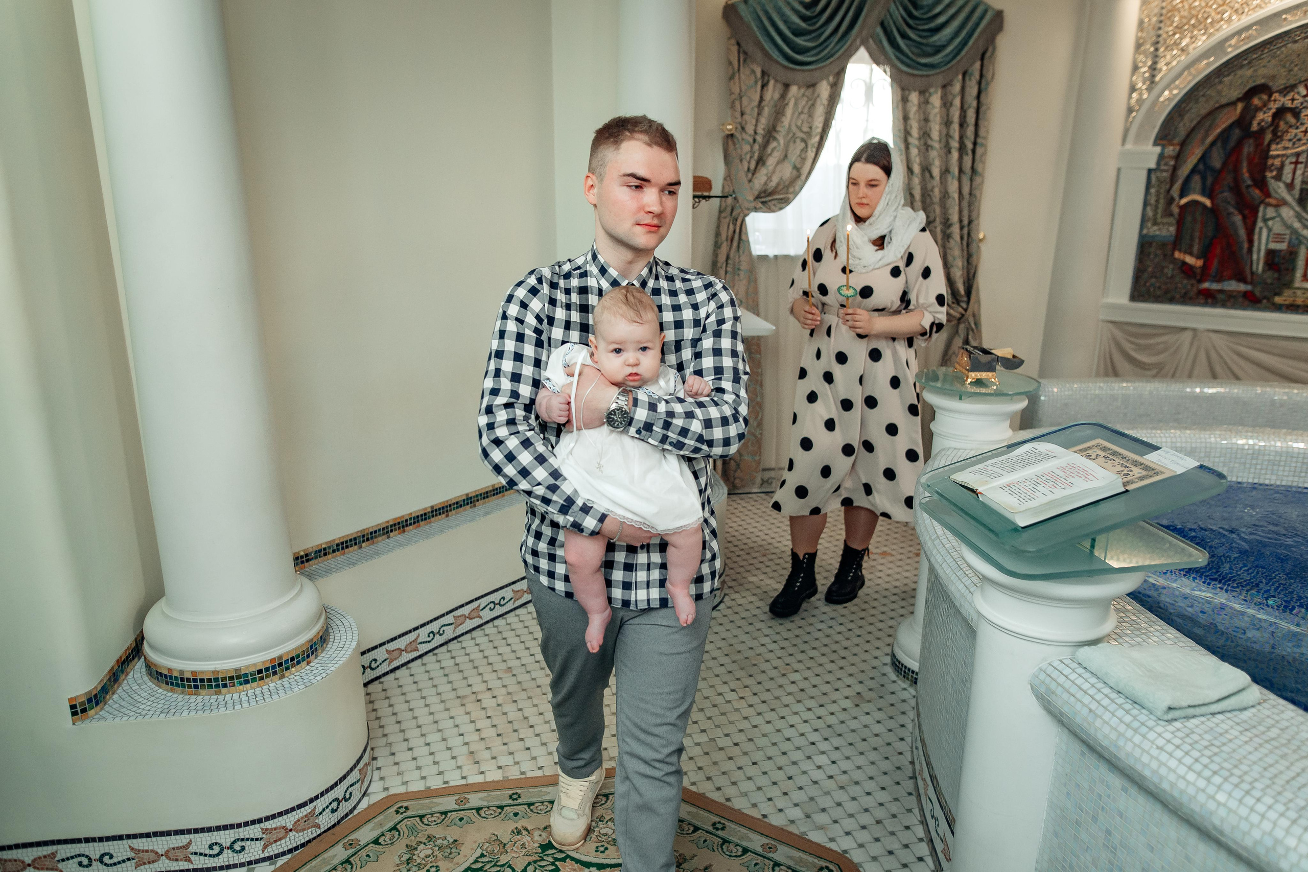 Крещение Максима, Храм Святой Живоначальной Троицы, 19 февраля 2022 года