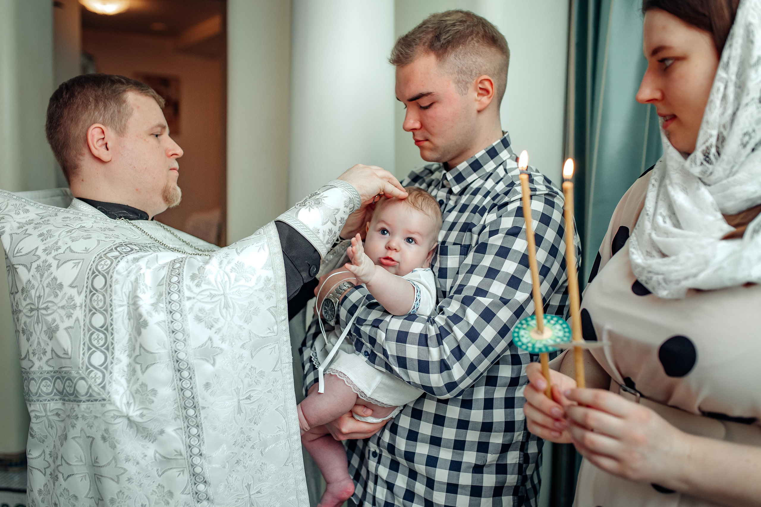 Крещение Максима, Храм Святой Живоначальной Троицы, 19 февраля 2022 года