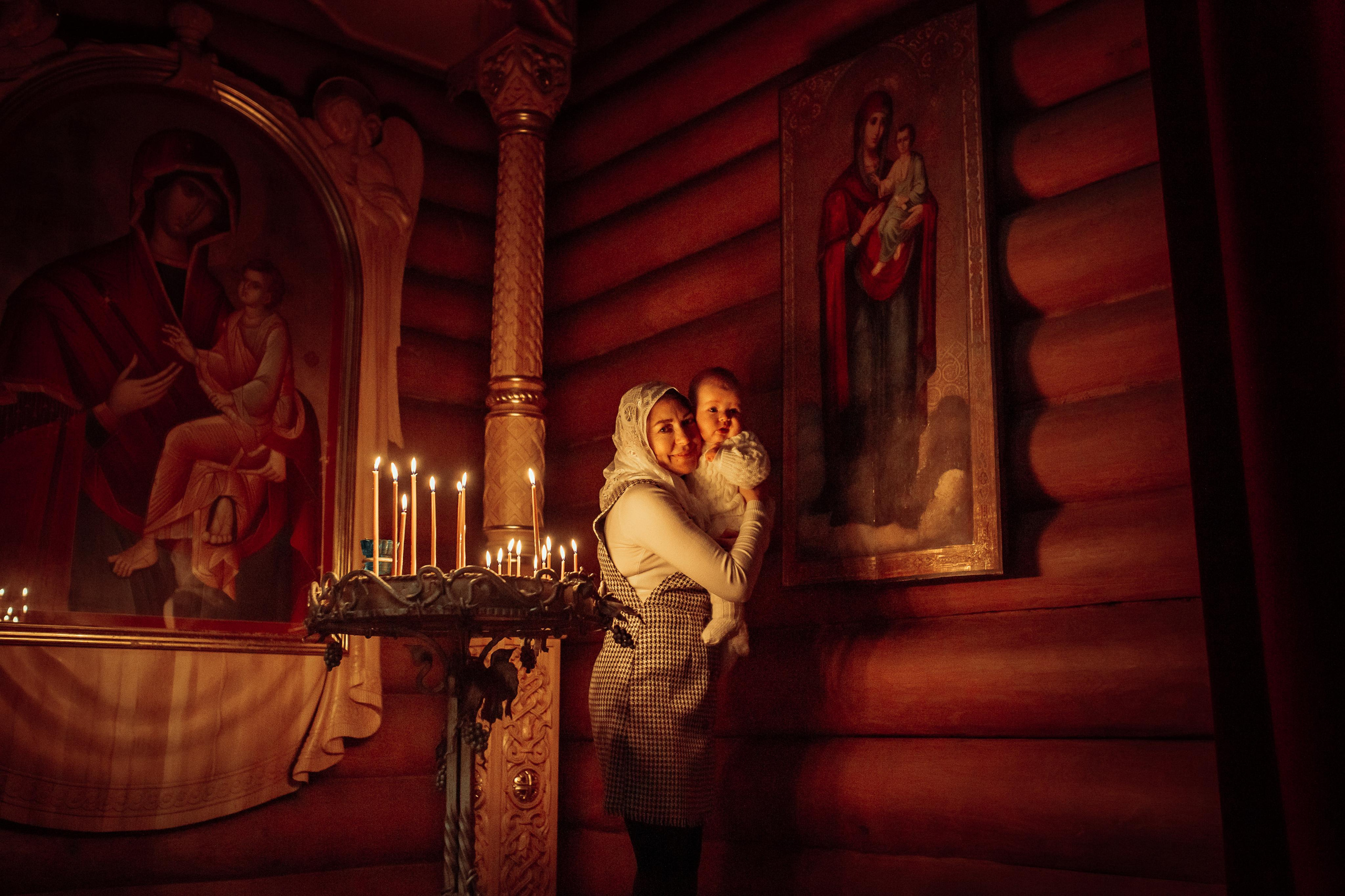 Крещение Максима, Храм Святой Живоначальной Троицы, 19 февраля 2022 года