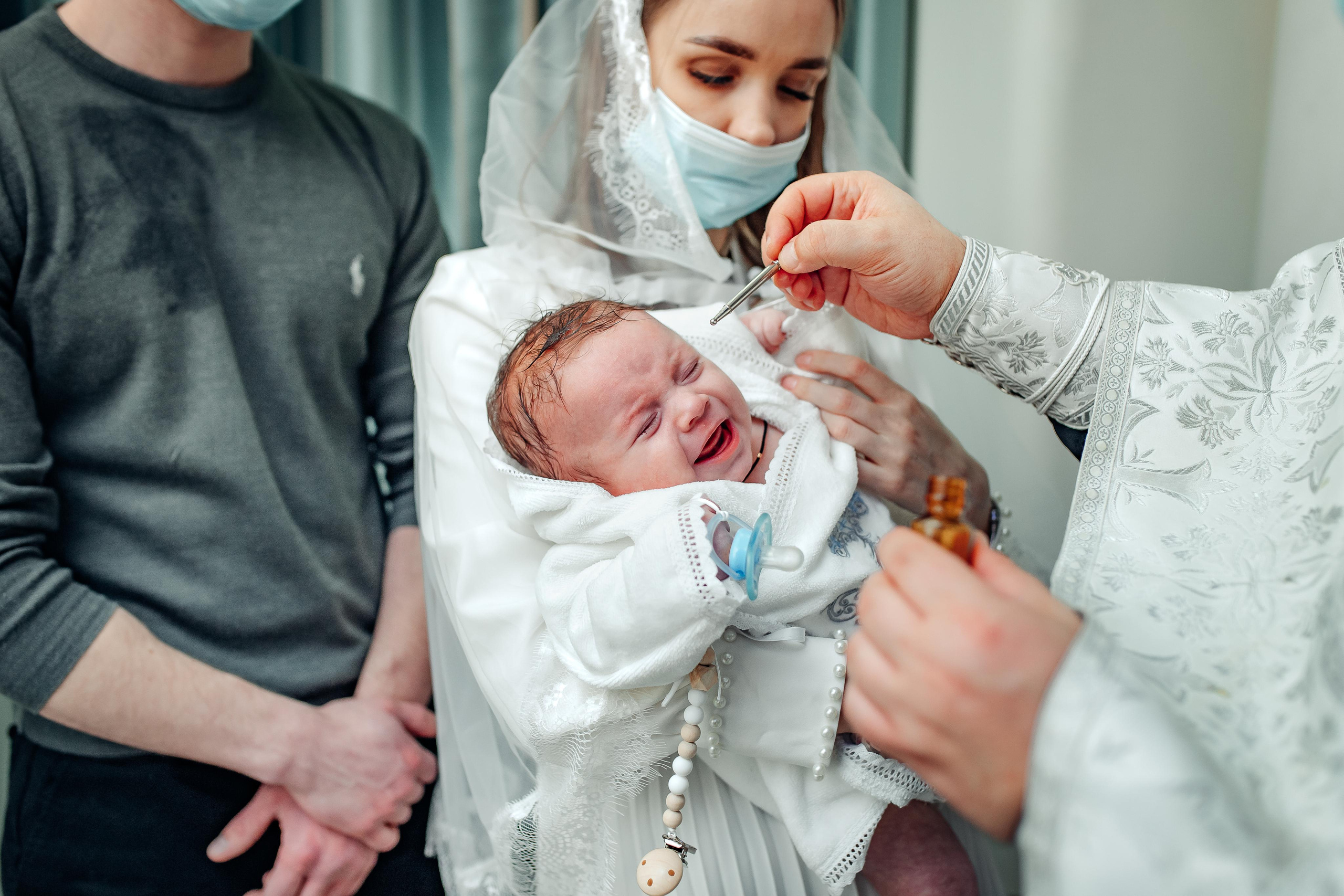 Крещение Маркуса 27 февраля 2022 года, храм святой Живоначальной Троицы