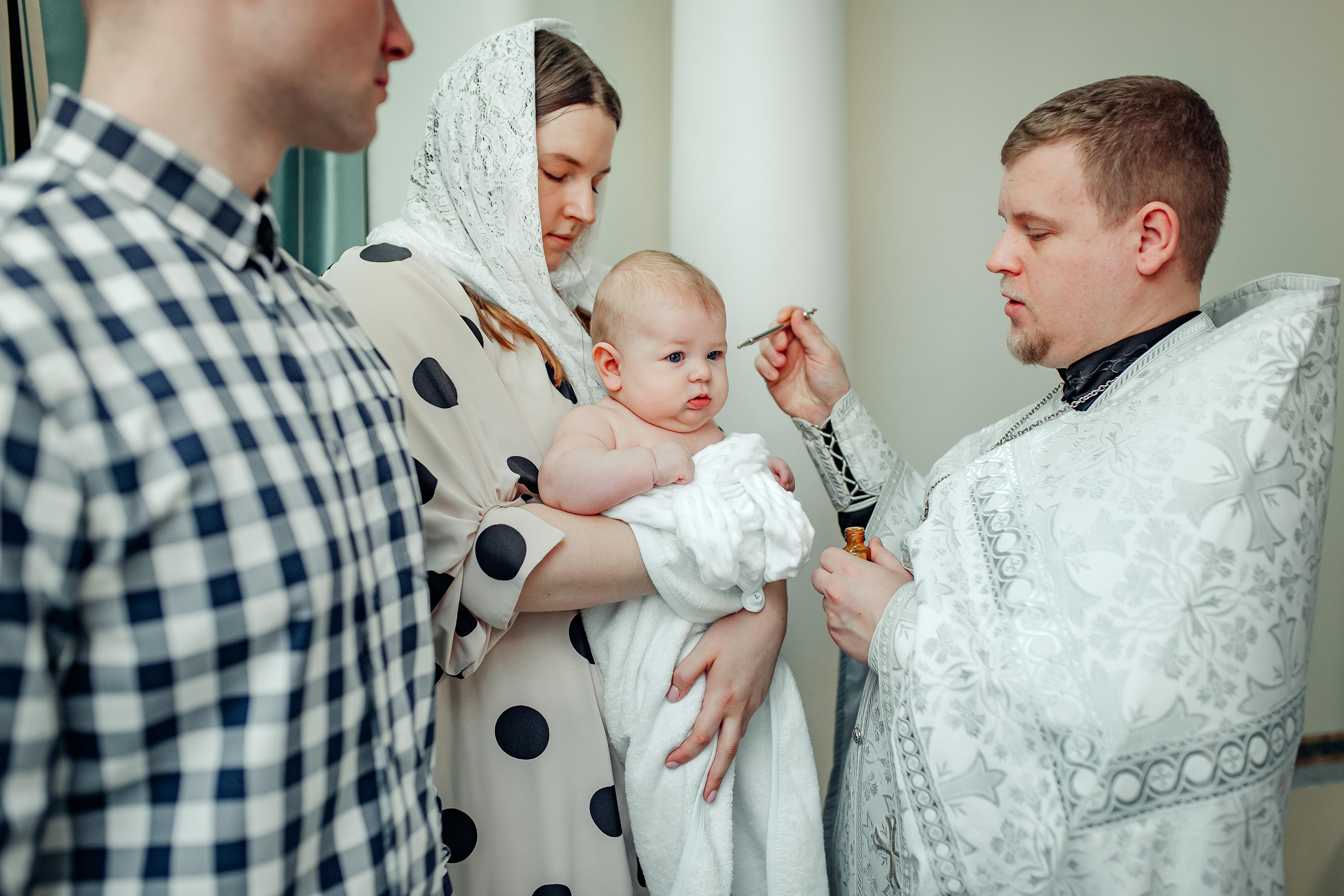 Крещение Максима, Храм Святой Живоначальной Троицы, 19 февраля 2022 года