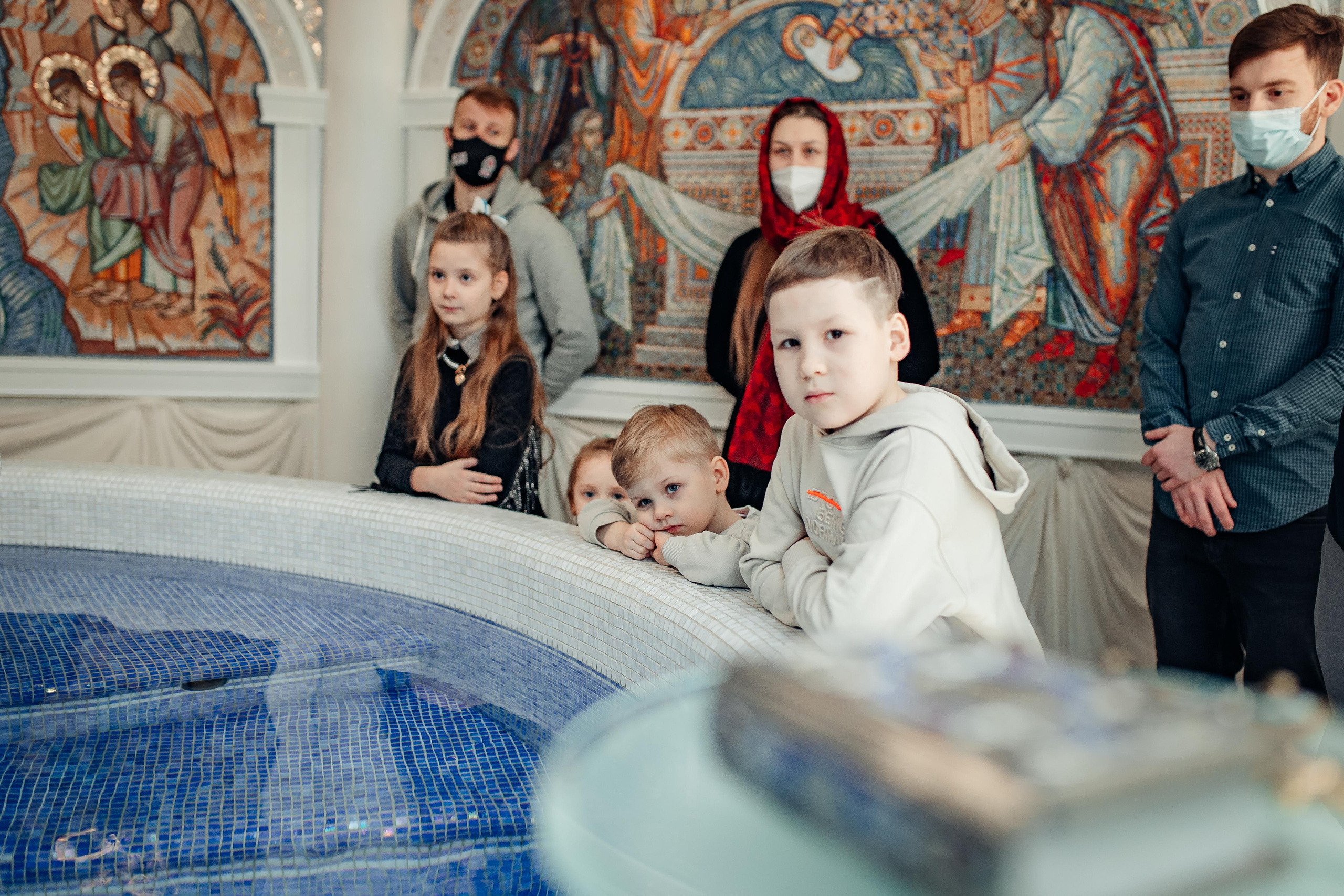 Крещение Маркуса 27 февраля 2022 года, храм святой Живоначальной Троицы