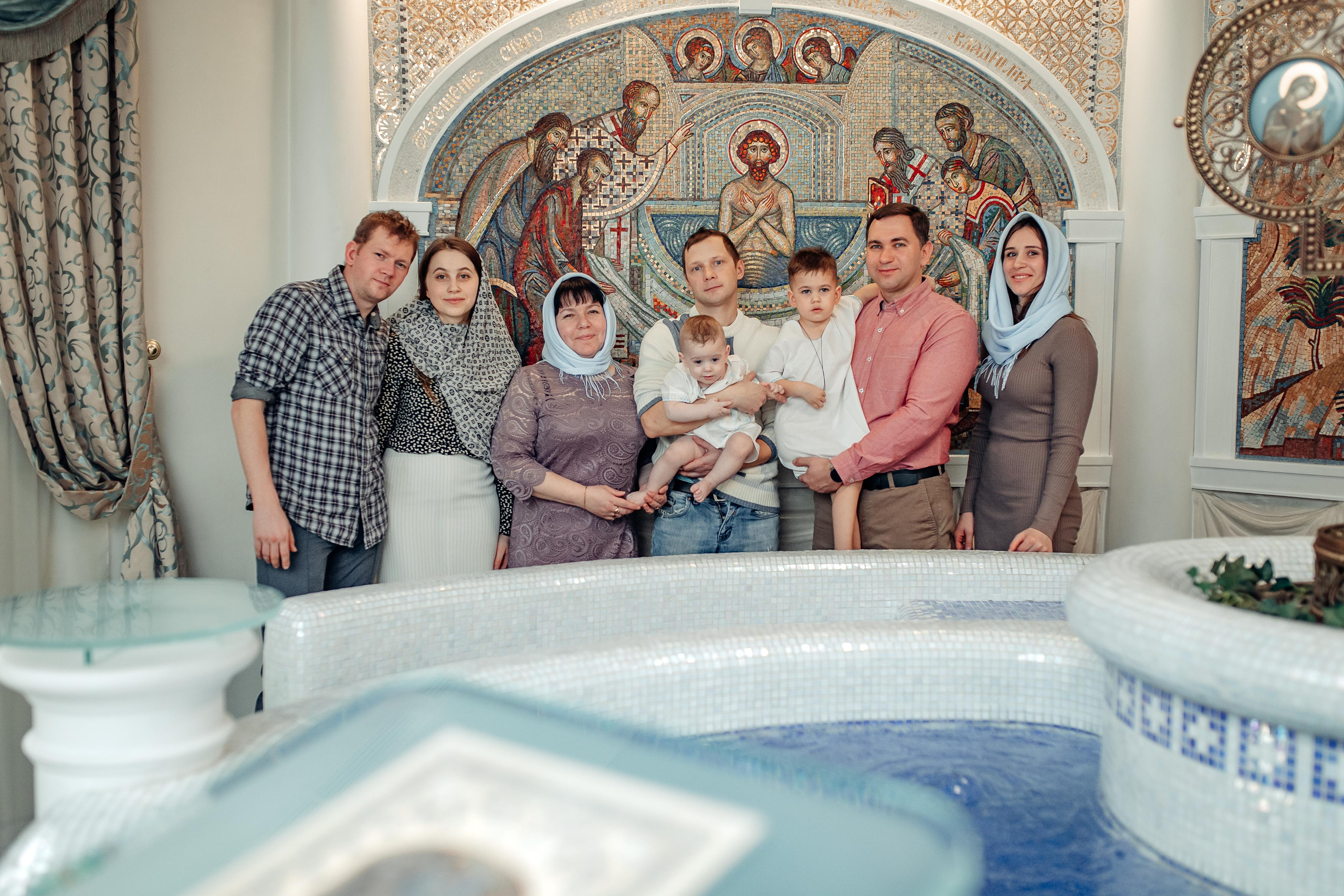 Крещение Марка и Михаила, 12 марта 2022 года