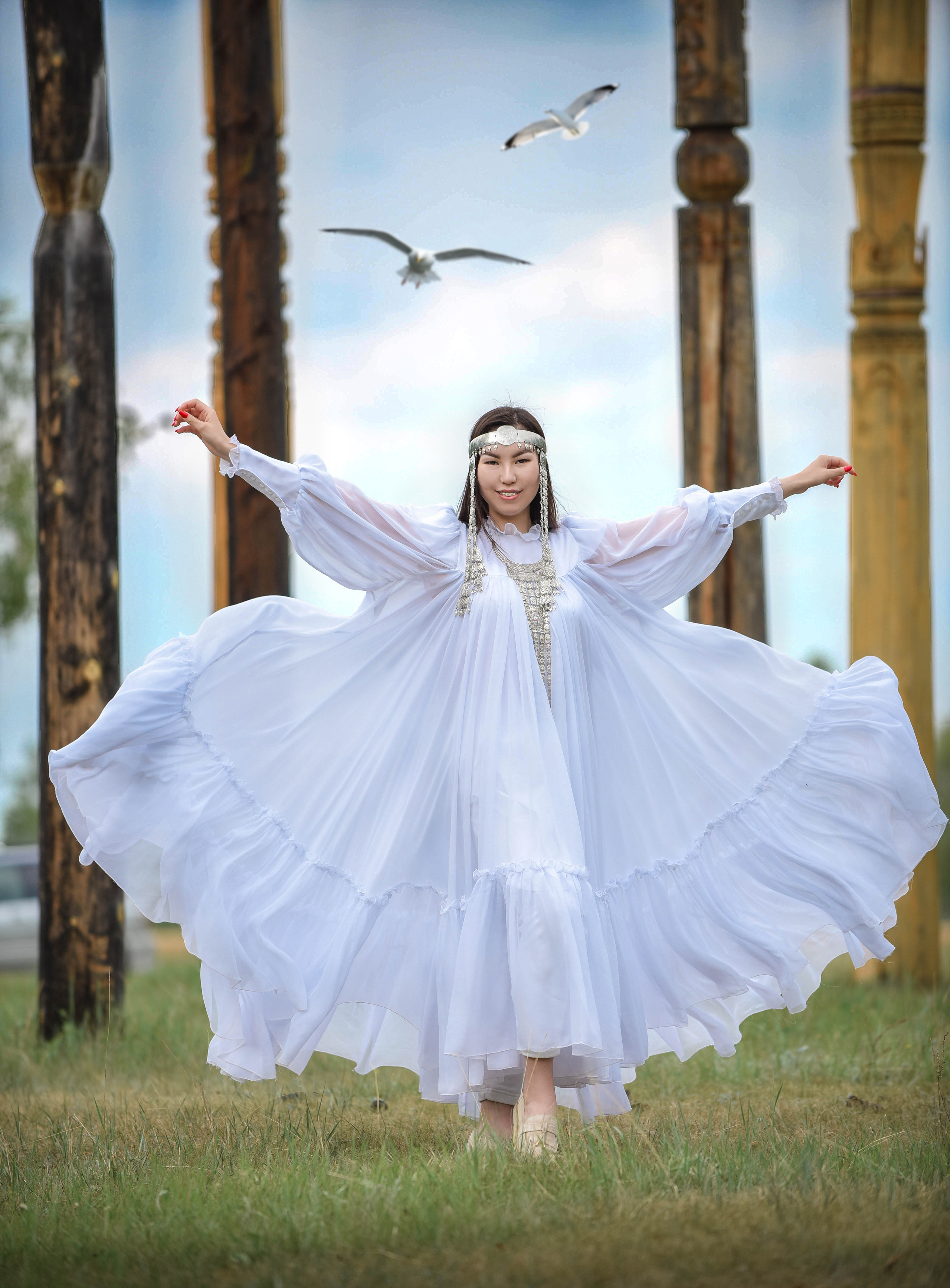 Фотосессия большой семьи в национальных костюмах. ФОТОГРАФ в МОСКВЕ Любовь Пронина