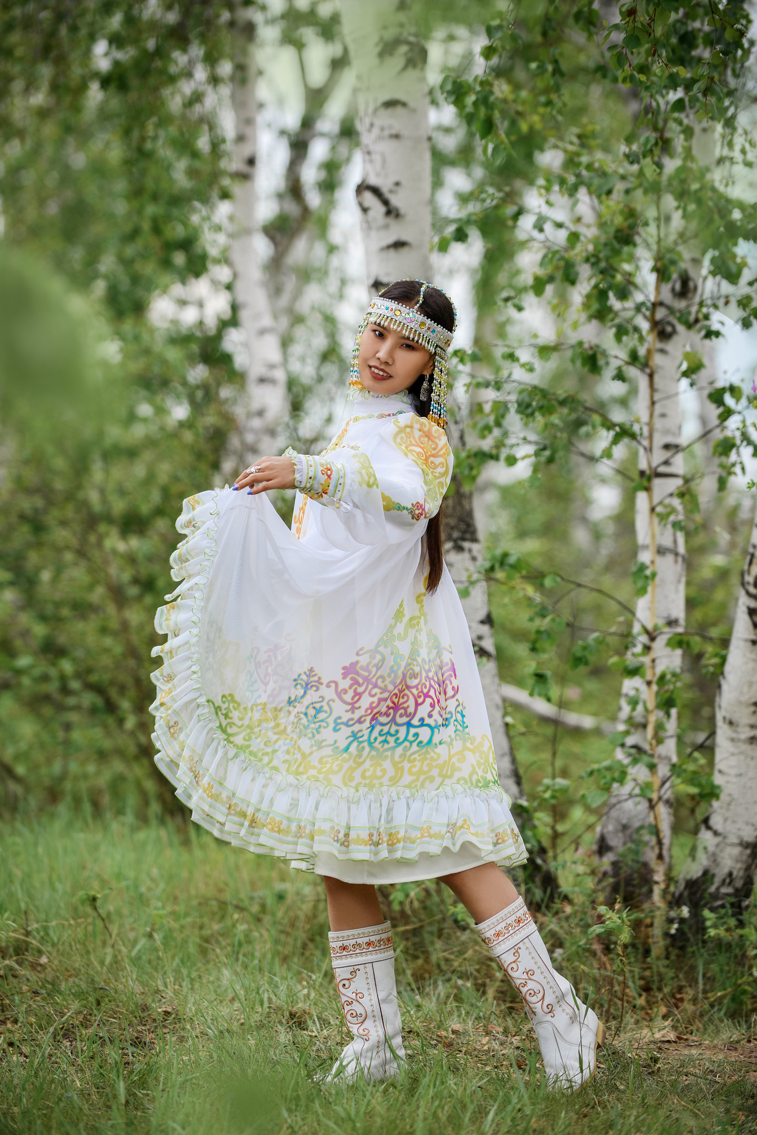 Фотосессия большой семьи в национальных костюмах. ФОТОГРАФ в МОСКВЕ Любовь Пронина