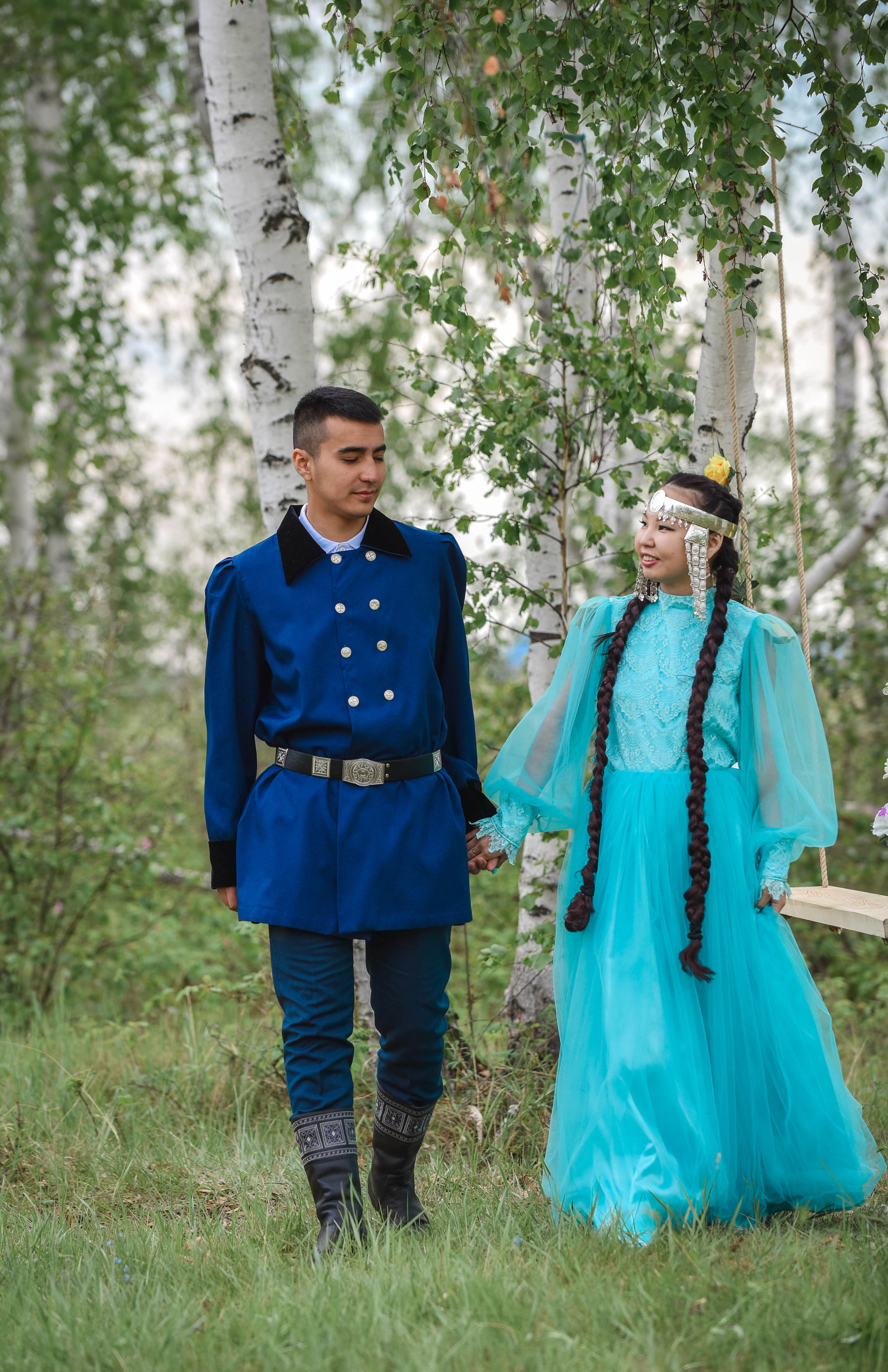 Фотосессия большой семьи в национальных костюмах. ФОТОГРАФ в МОСКВЕ Любовь Пронина