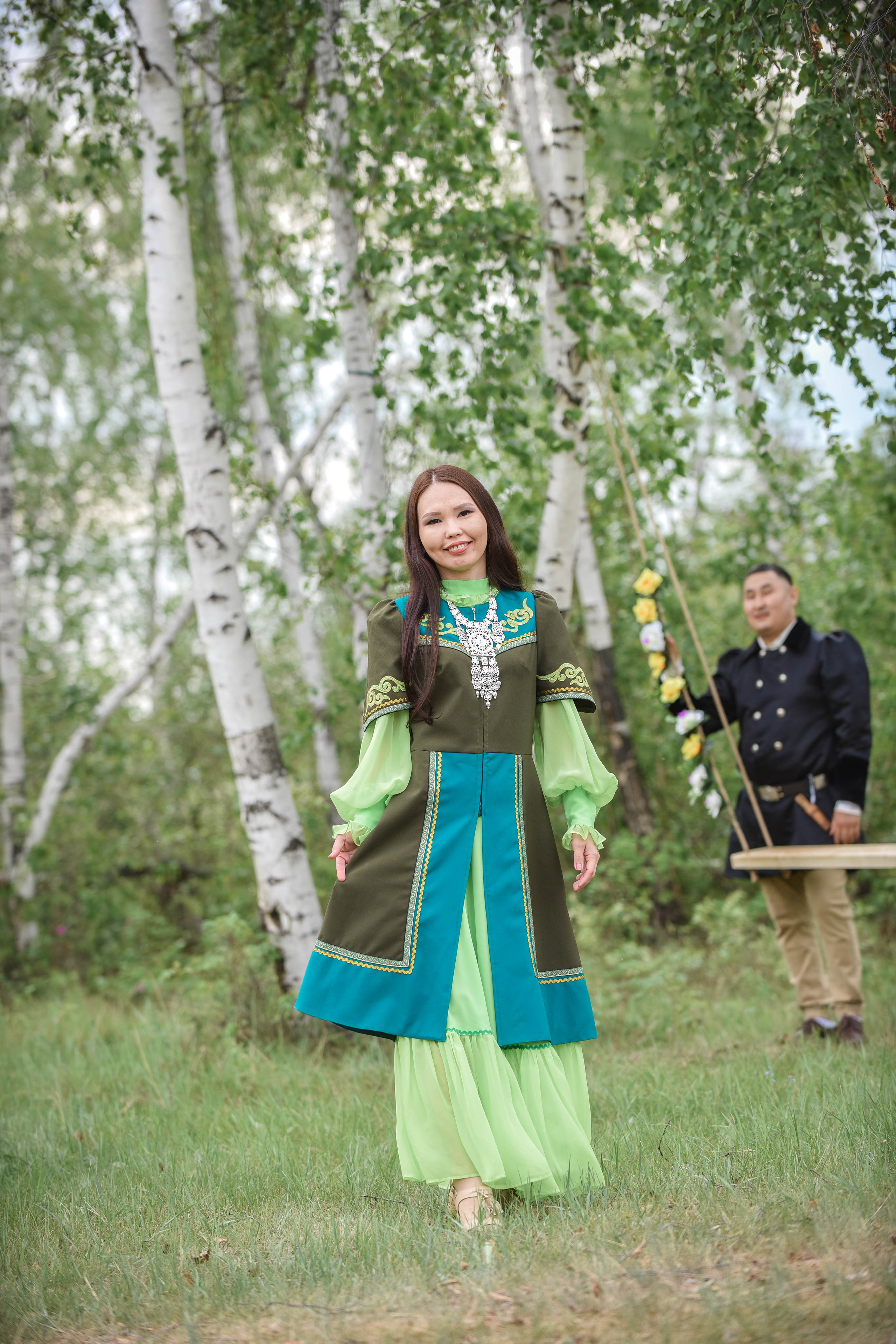 Фотосессия большой семьи в национальных костюмах. ФОТОГРАФ в МОСКВЕ Любовь Пронина