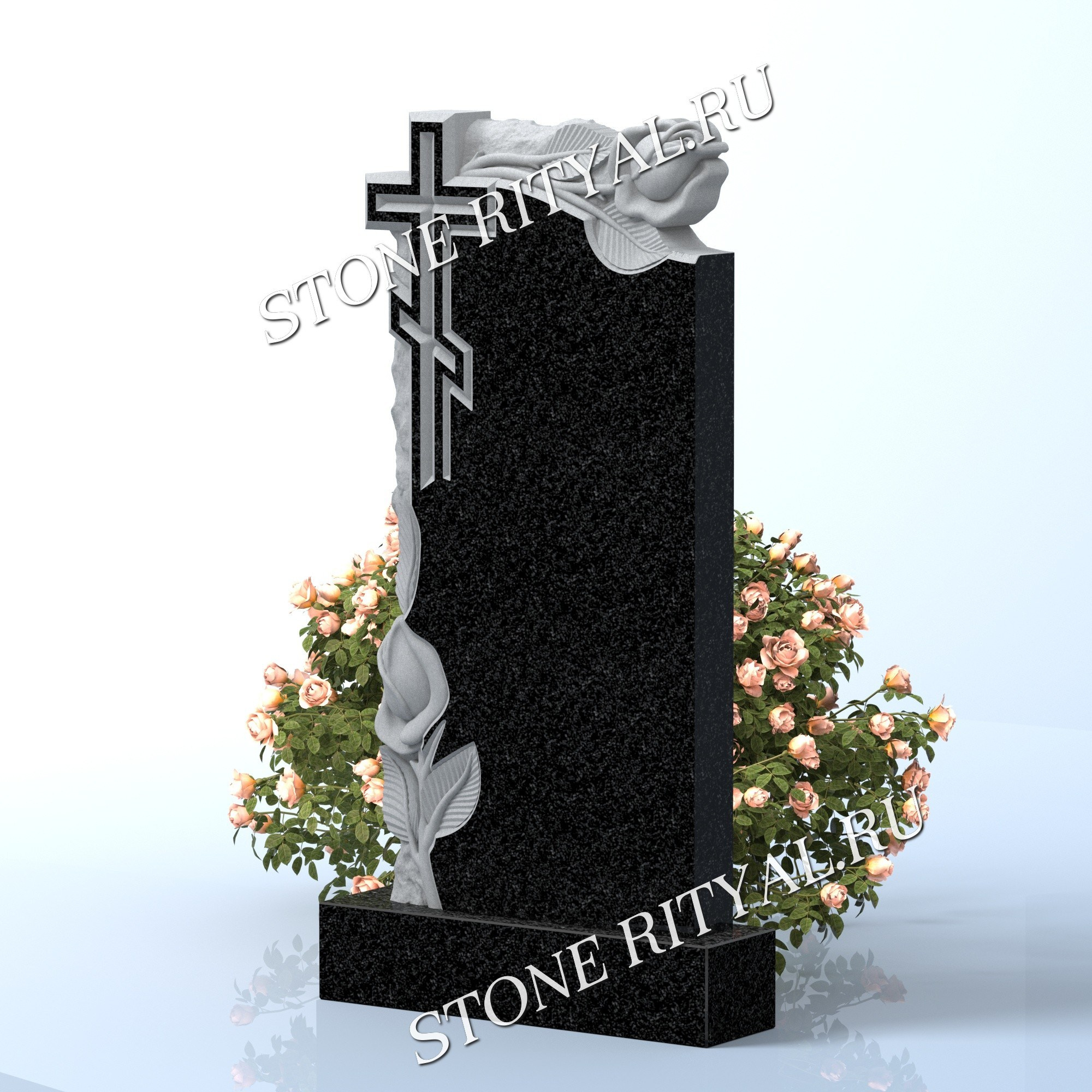 Вертикальные памятники фигурные. Изготовление и установка памятников в Москве и МО