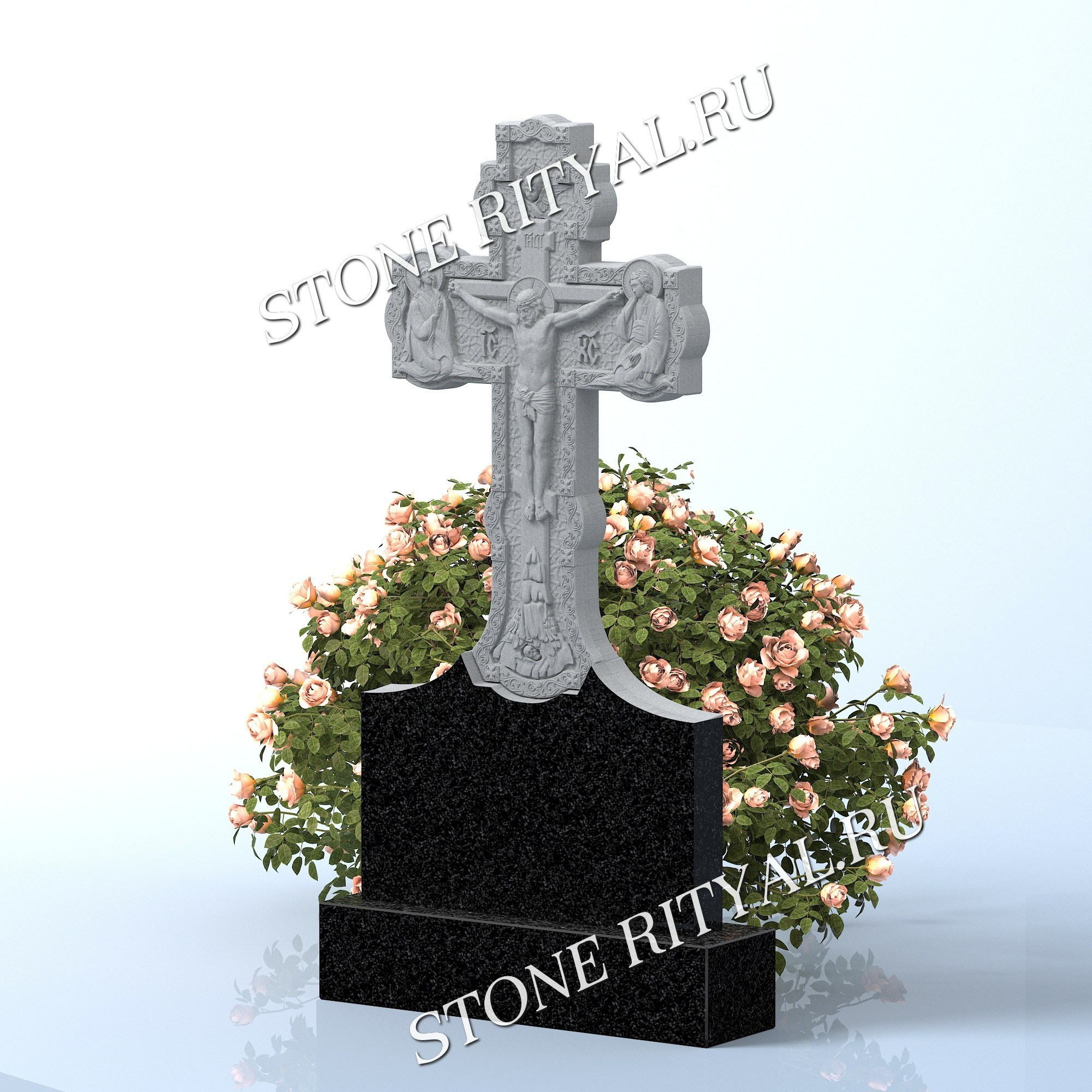 Вертикальные памятники фигурные. Изготовление и установка памятников в Москве и МО