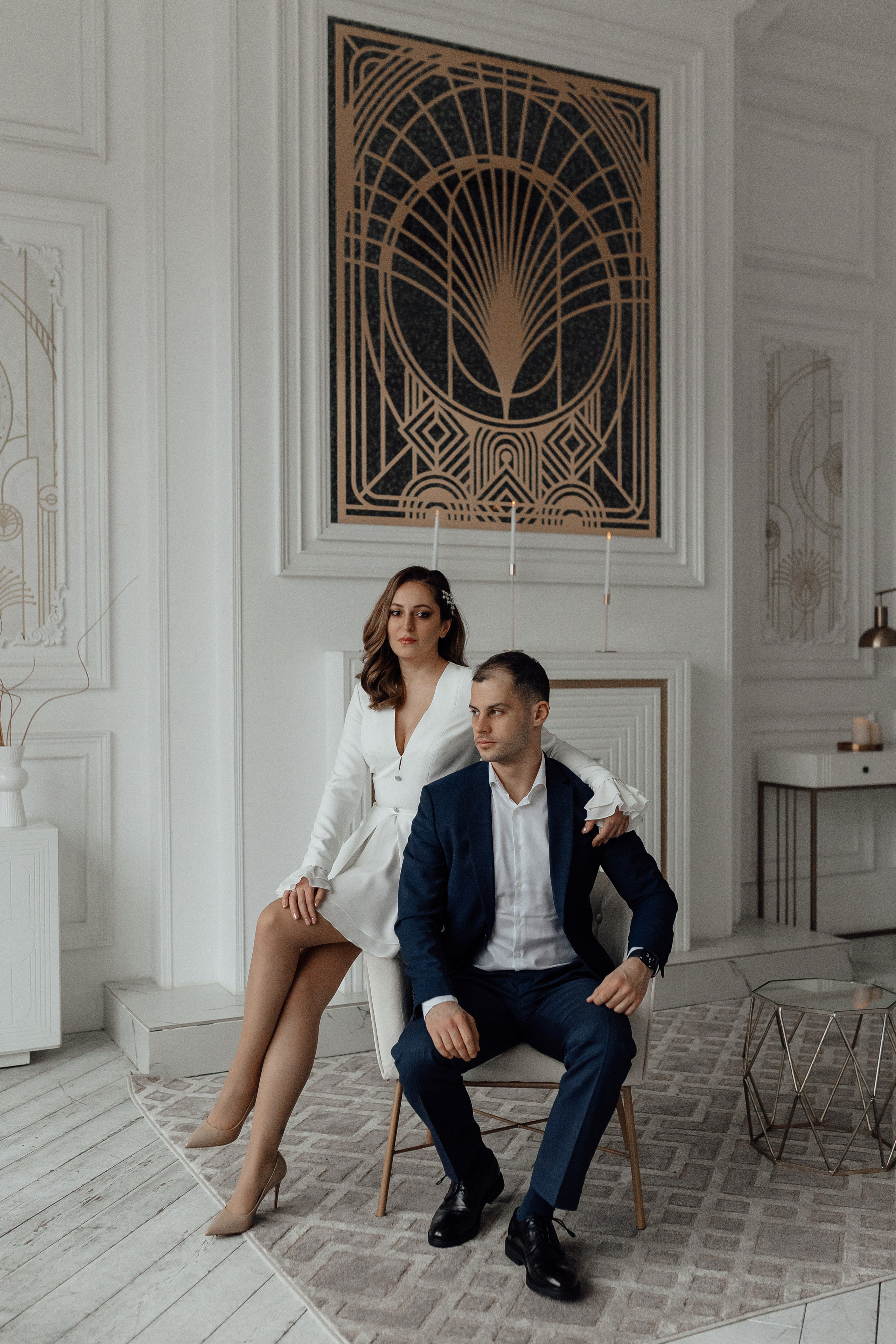 Свадебная фотосессия в студии в Москве