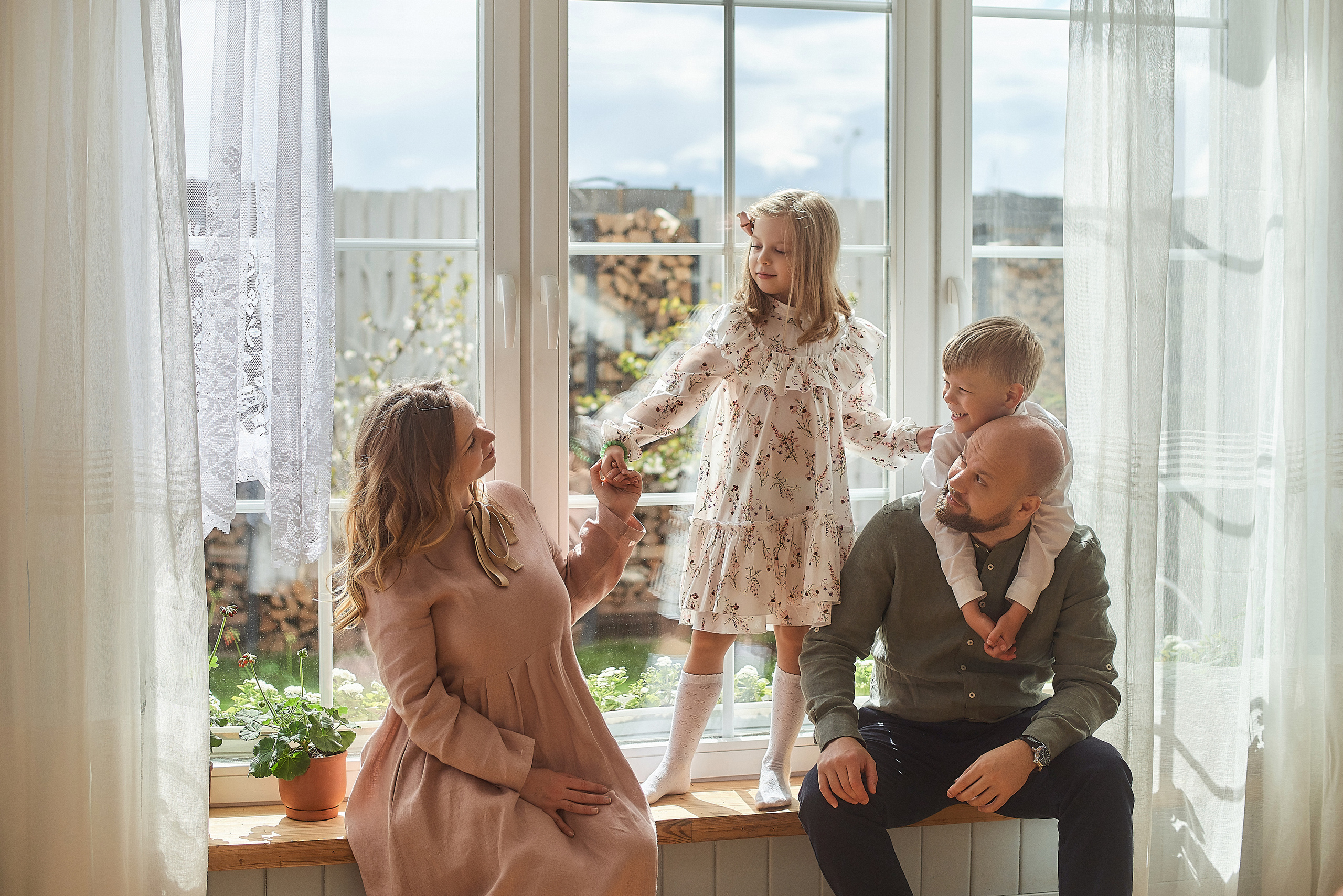 Семейная фотосессия в LeonаДача. Семейный и детский фотограф Катерина Рожкова