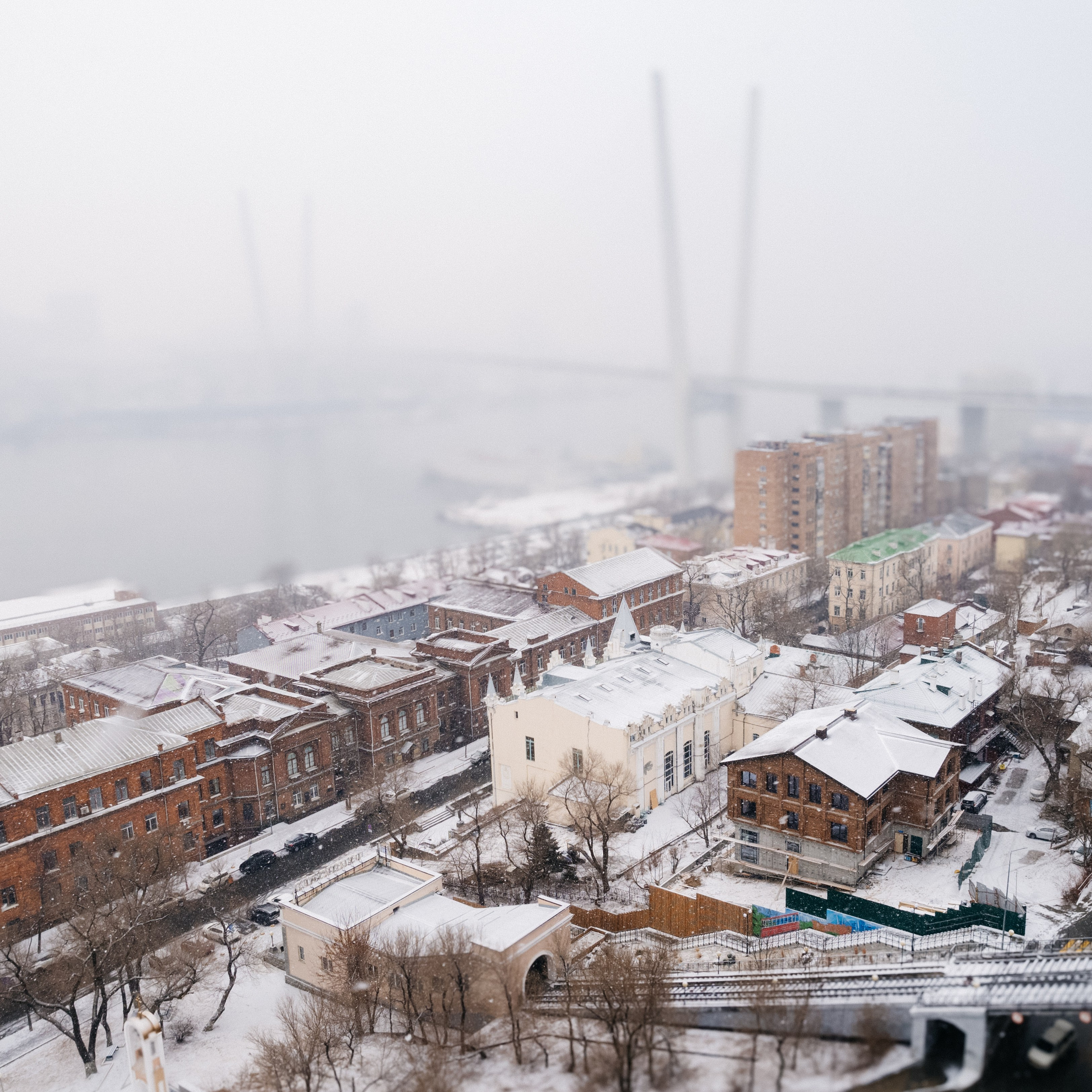 Снег во Владивостоке!. Фотограф во Владивостоке Антон Блохин
